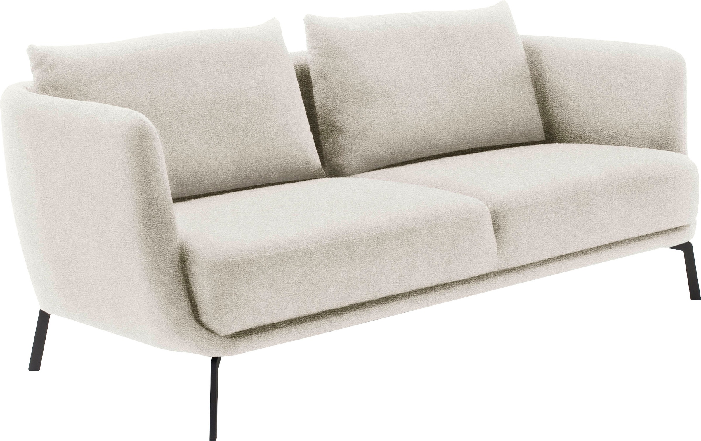SCHÖNER WOHNEN-Kollektion 3-Sitzer »Pearl - 5 Jahre Hersteller-Garantie, auch in Bouclé«, Maße (B/H/T): 210/71/91 cm, Füße Metall
