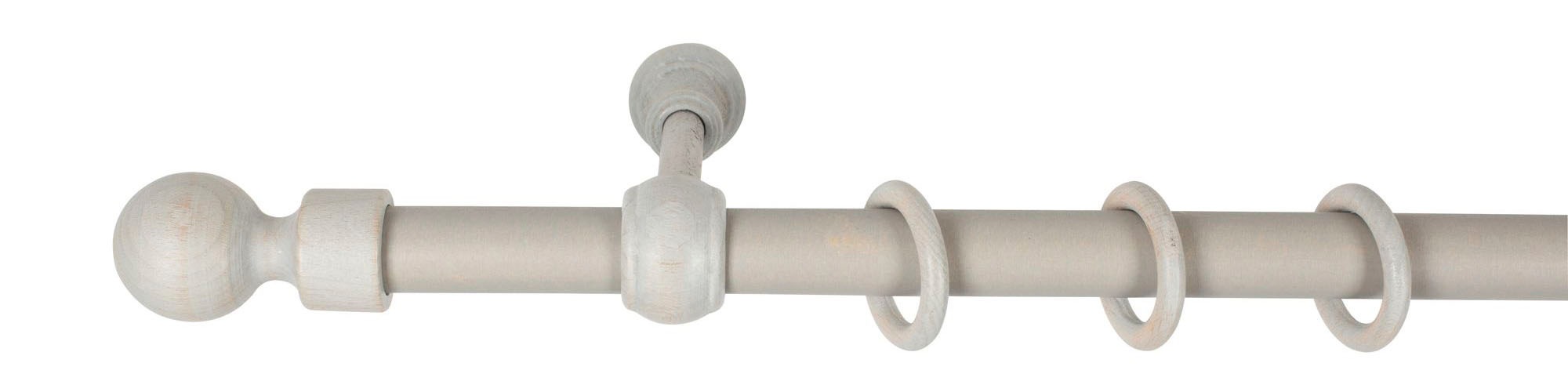 SN DECO GROUP Gardinenstange "Giro" 1 läufig-läufig Fixmaß 28 mm, Holz, ver günstig online kaufen