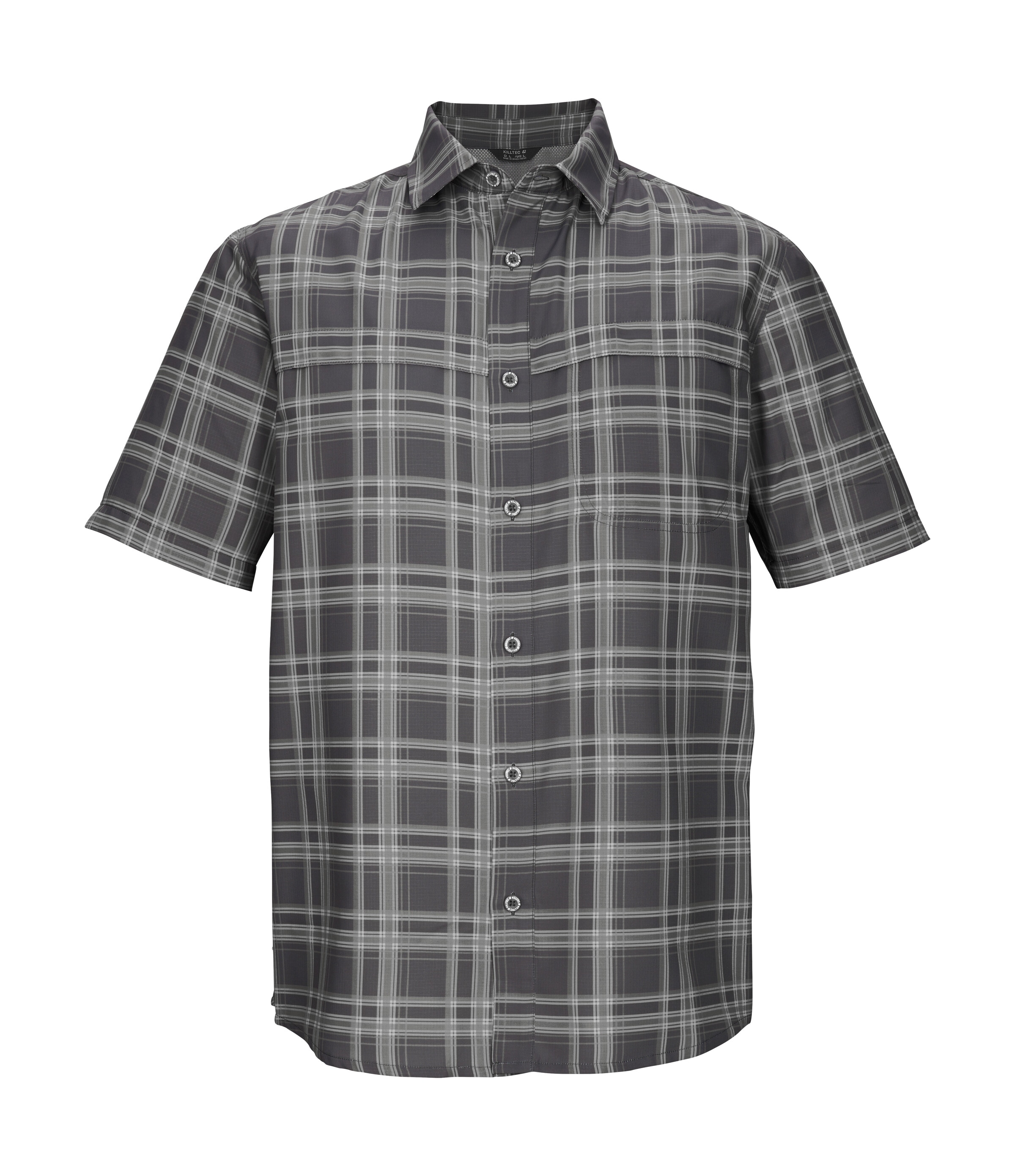 Killtec Funktionshemd "KOS 64 MN WVN SHRT" Karierte Herrenhemd, schnelltroc günstig online kaufen