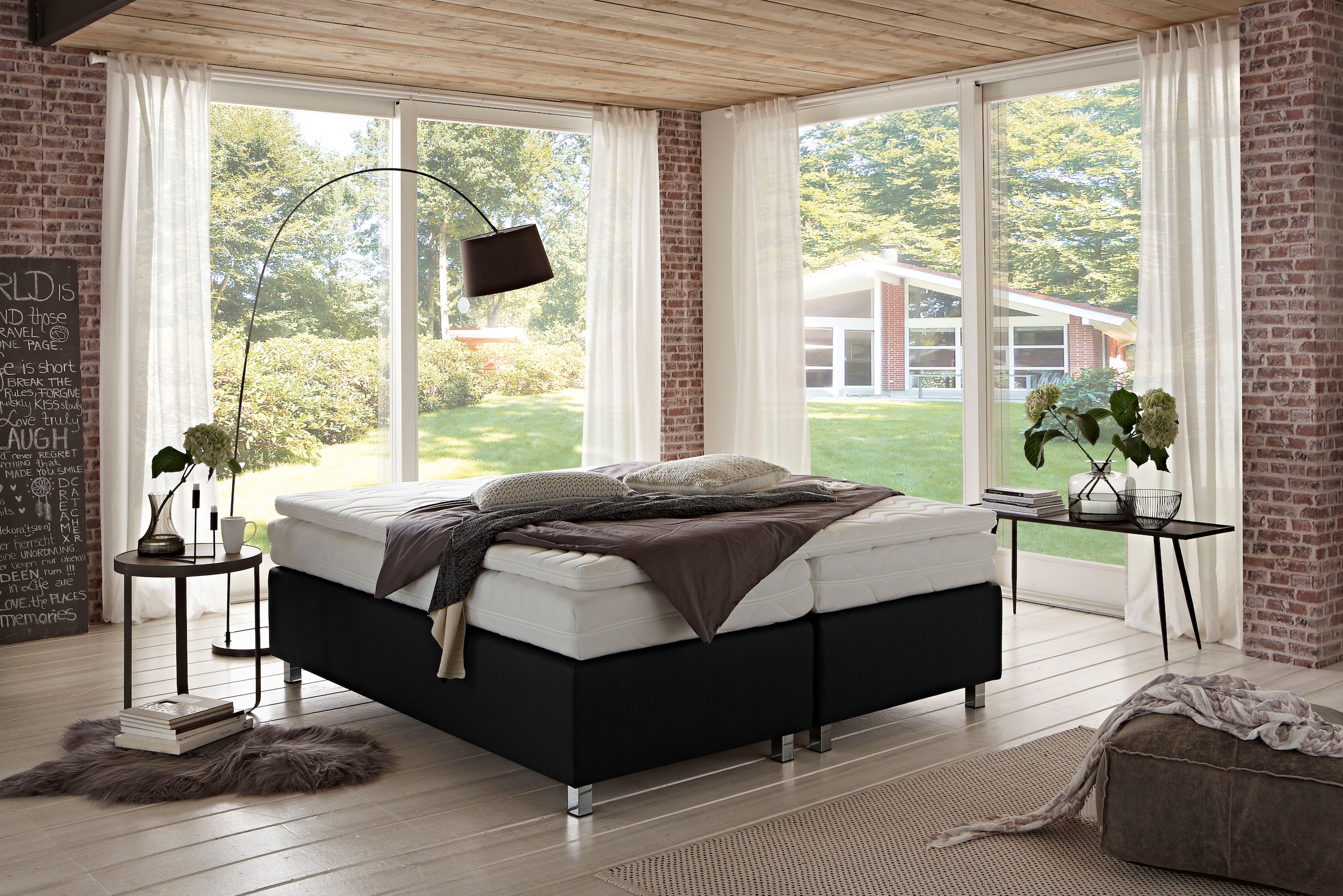 Westfalia Schlafkomfort Boxspringbett "London in den Breiten 160x200, 180x2 günstig online kaufen