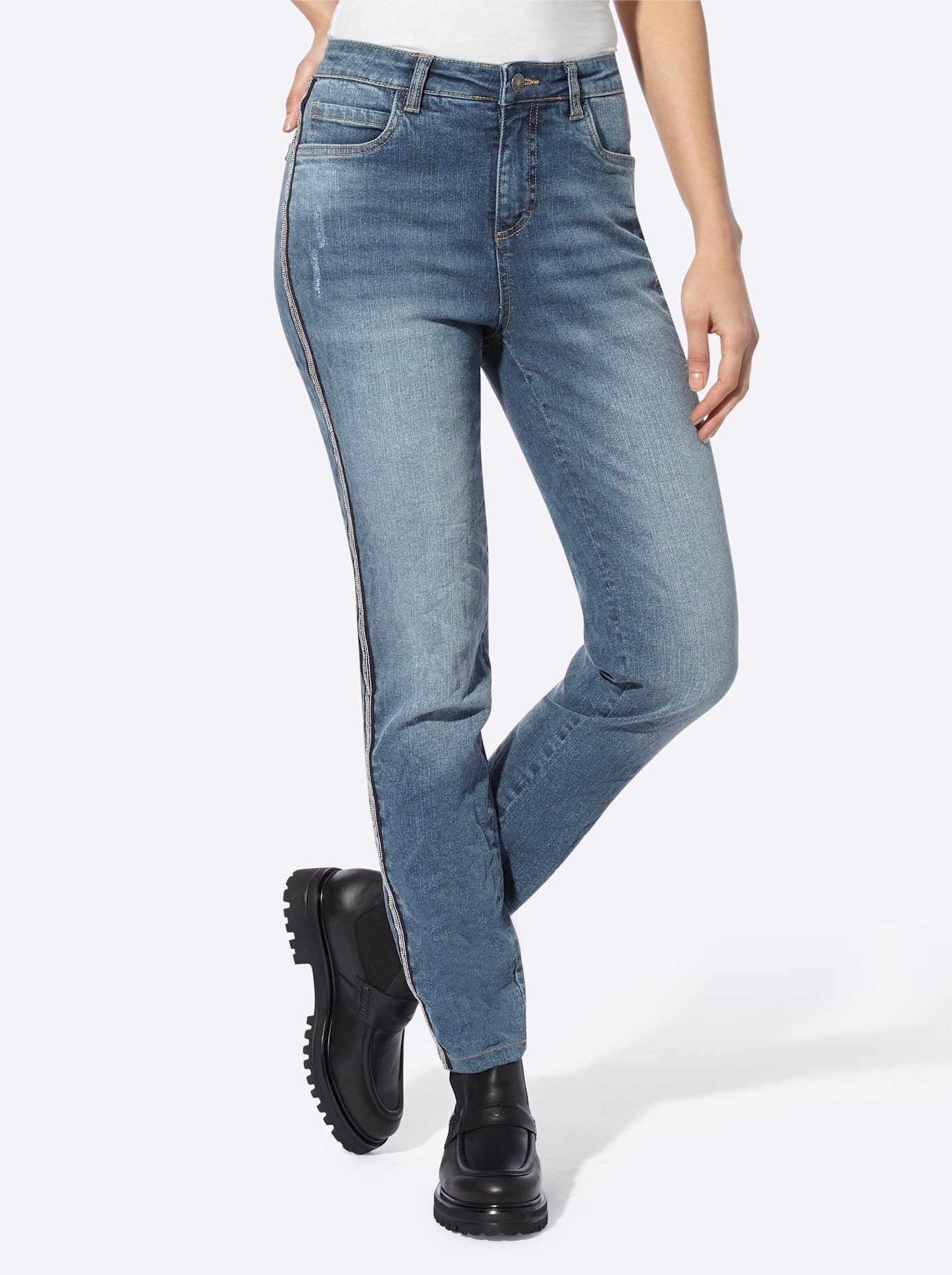 heine Bequeme Jeans 1 Stk. tlg. günstig online kaufen