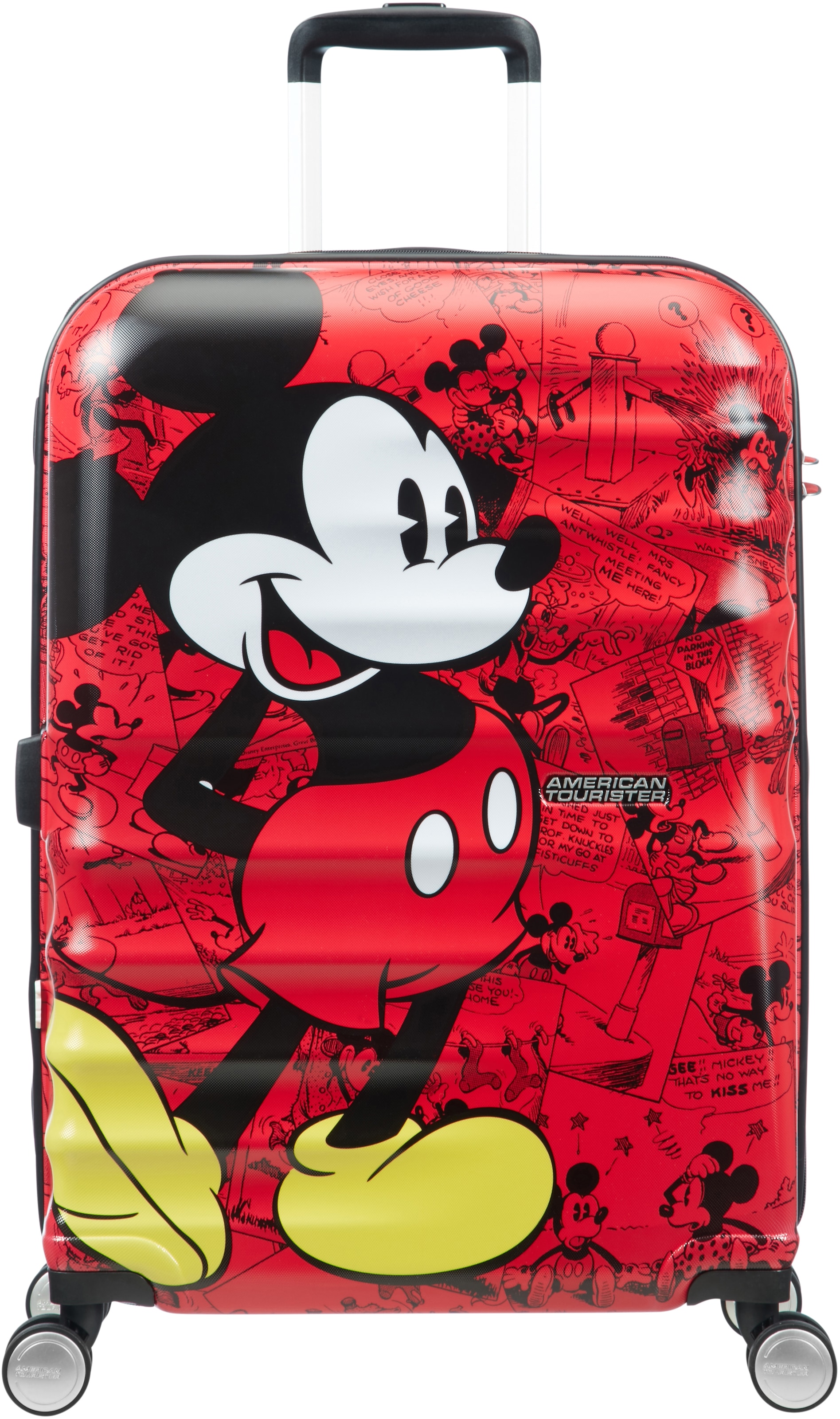 | Polka cm«, Legends, Rollen Mickey 4 »Disney 65 Hartschalen-Trolley Mouse Dot, Tourister® American BAUR