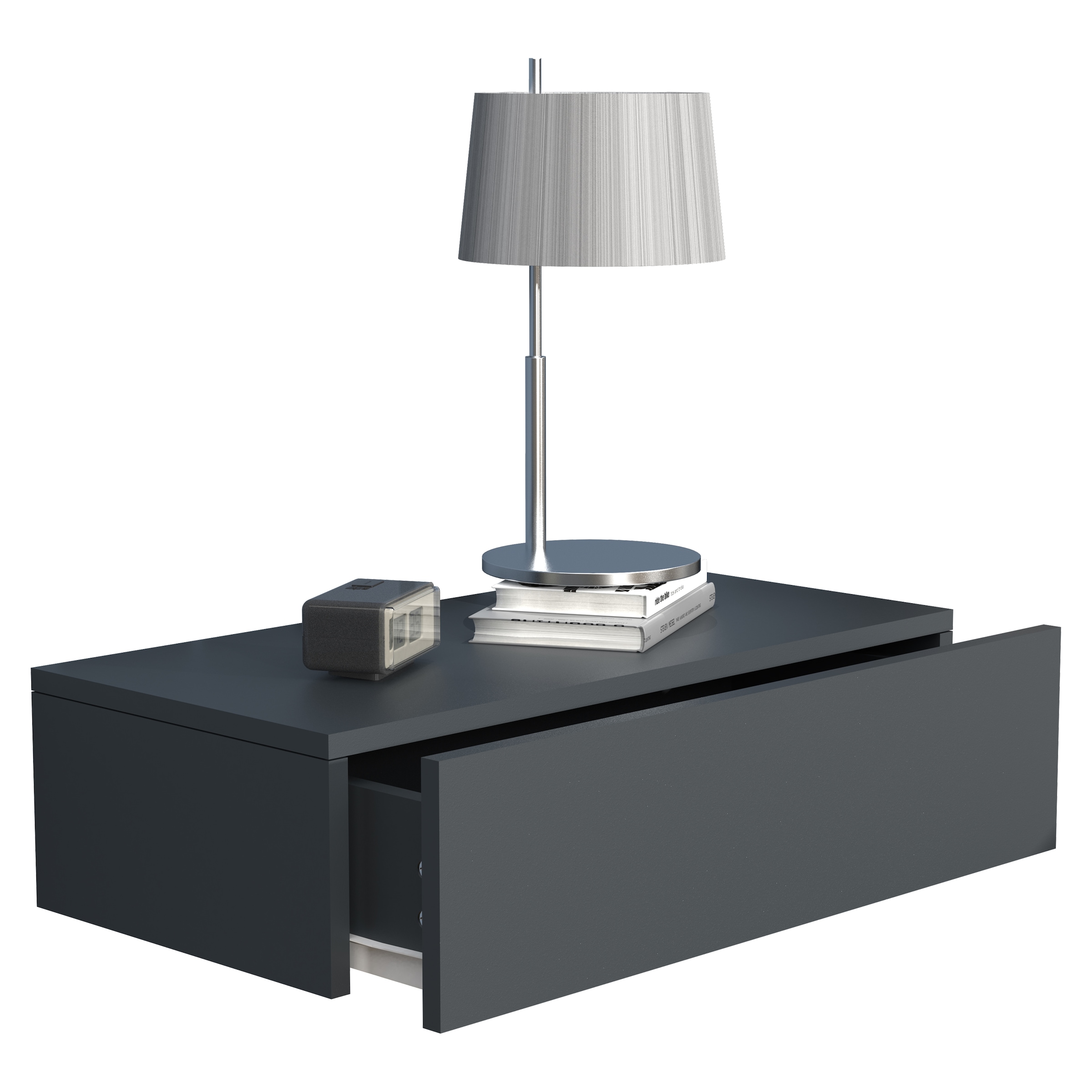 VCM Nachttisch "Holz Wandschublade Wand Hänge Nachttisch Usal M60" 1 Stk. tlg.