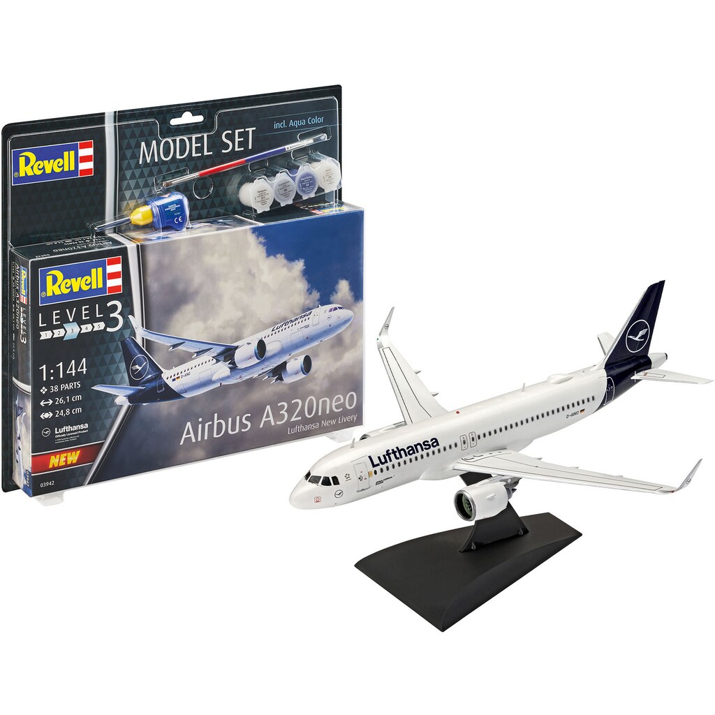 Revell® Modellbausatz »Airbus A320neo Lufthansa«, 1:144