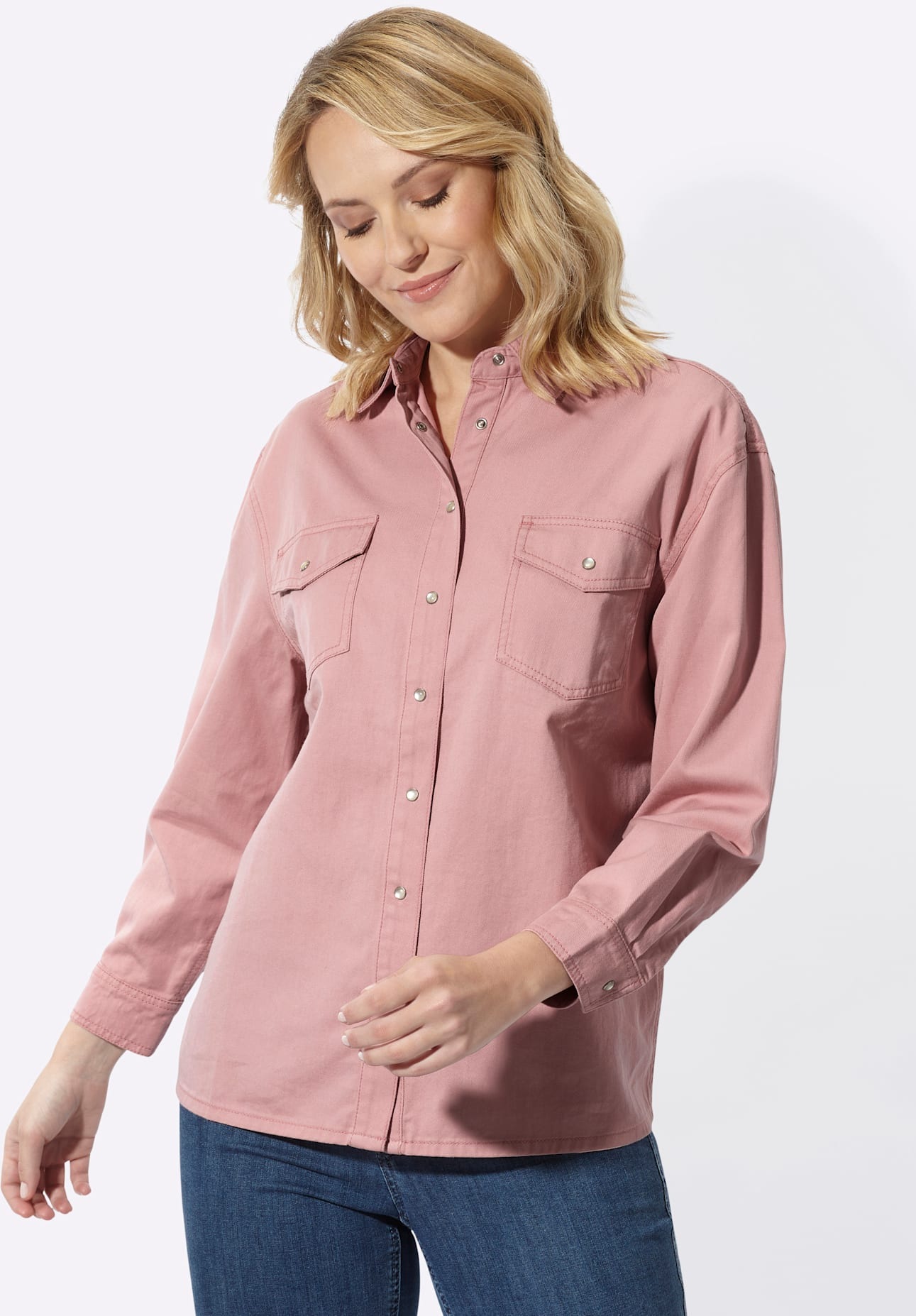 Classic Basics Jeansbluse