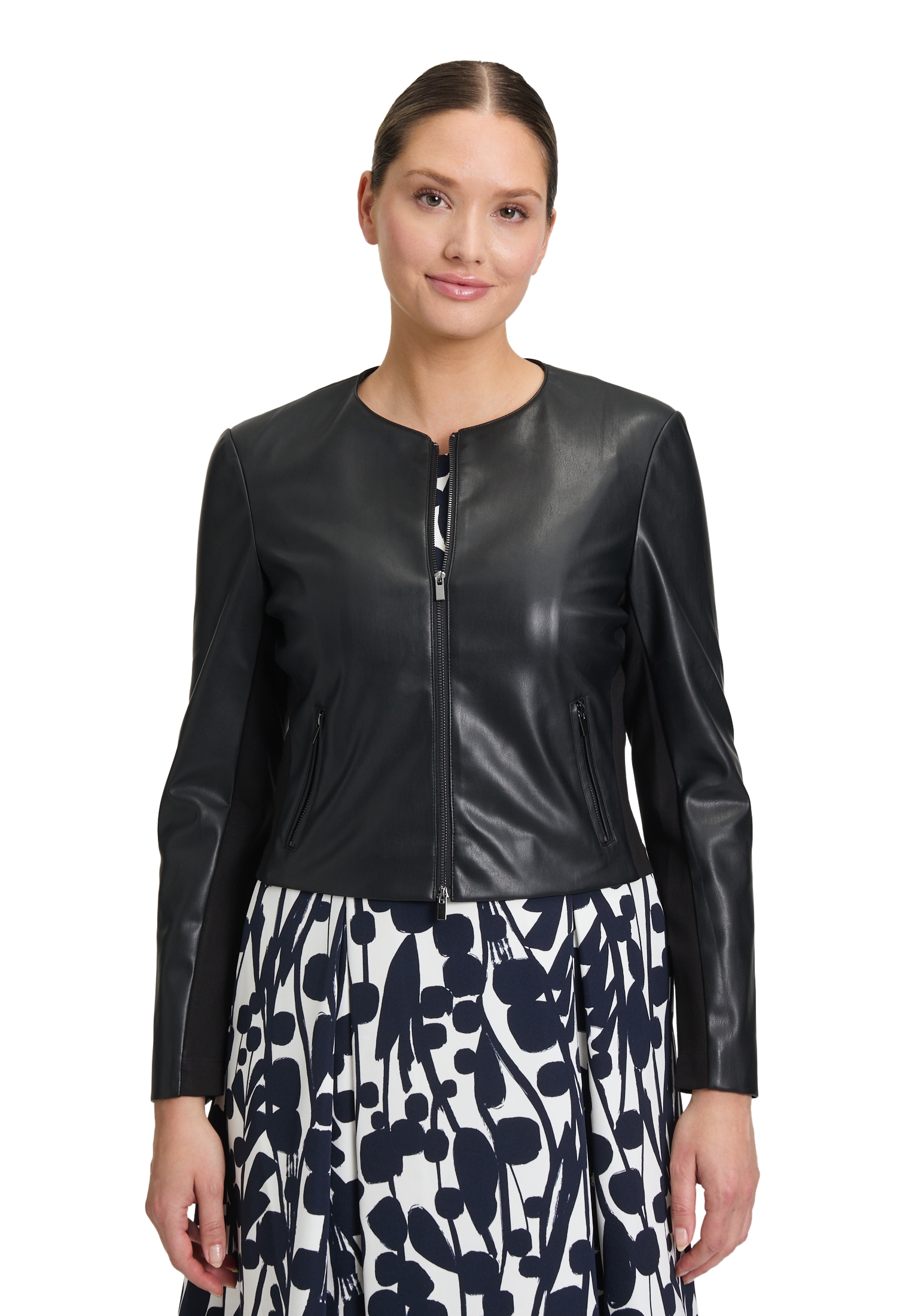 Vera Mont Canvasjacke "Vera Mont Damen Blazer-Jacke mit Reißverschluss" günstig online kaufen