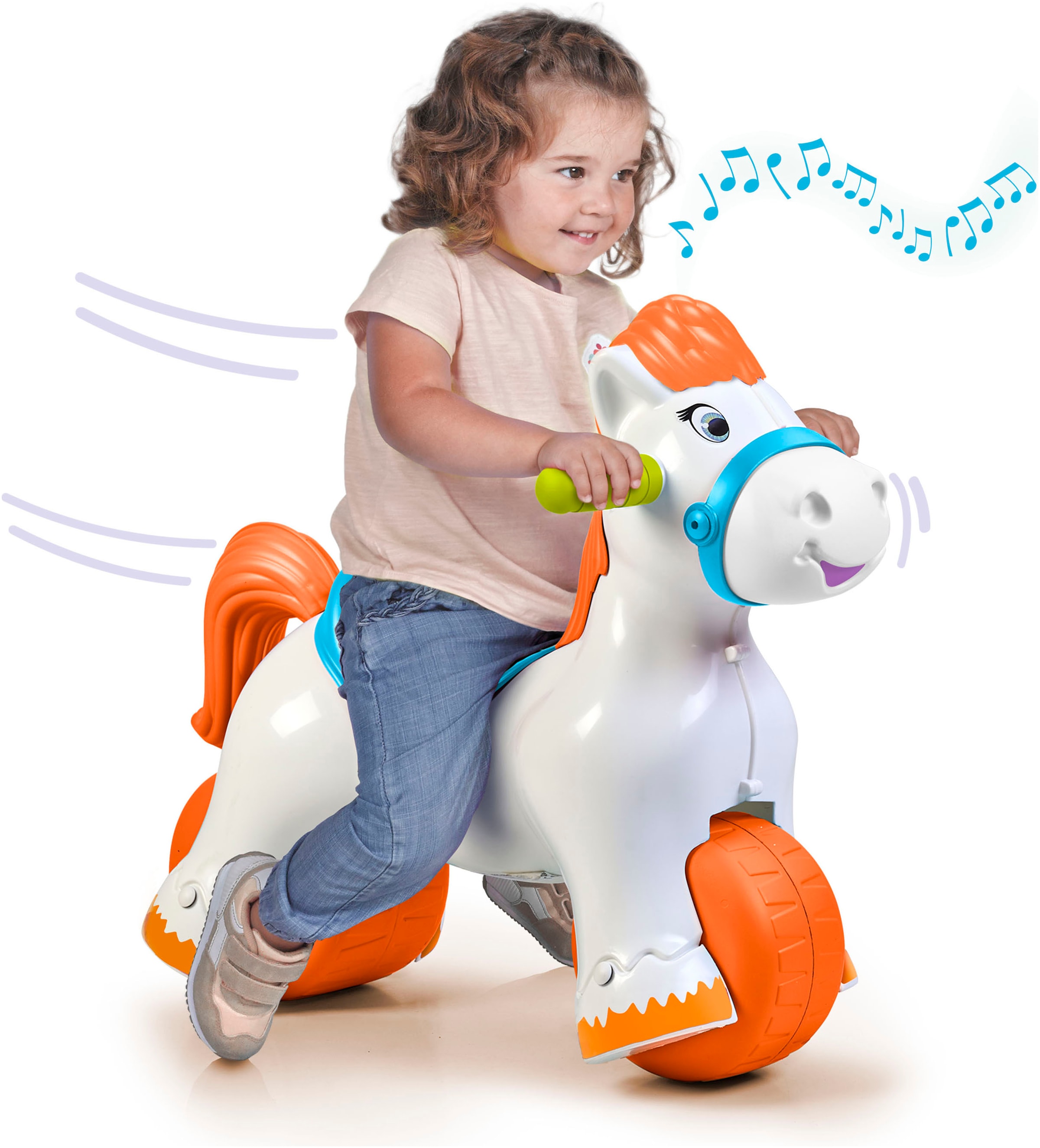 Feber® Schaukelpferd »Ponyferber 2in1«, mit Licht- und Soundeffekt; Made in Europe