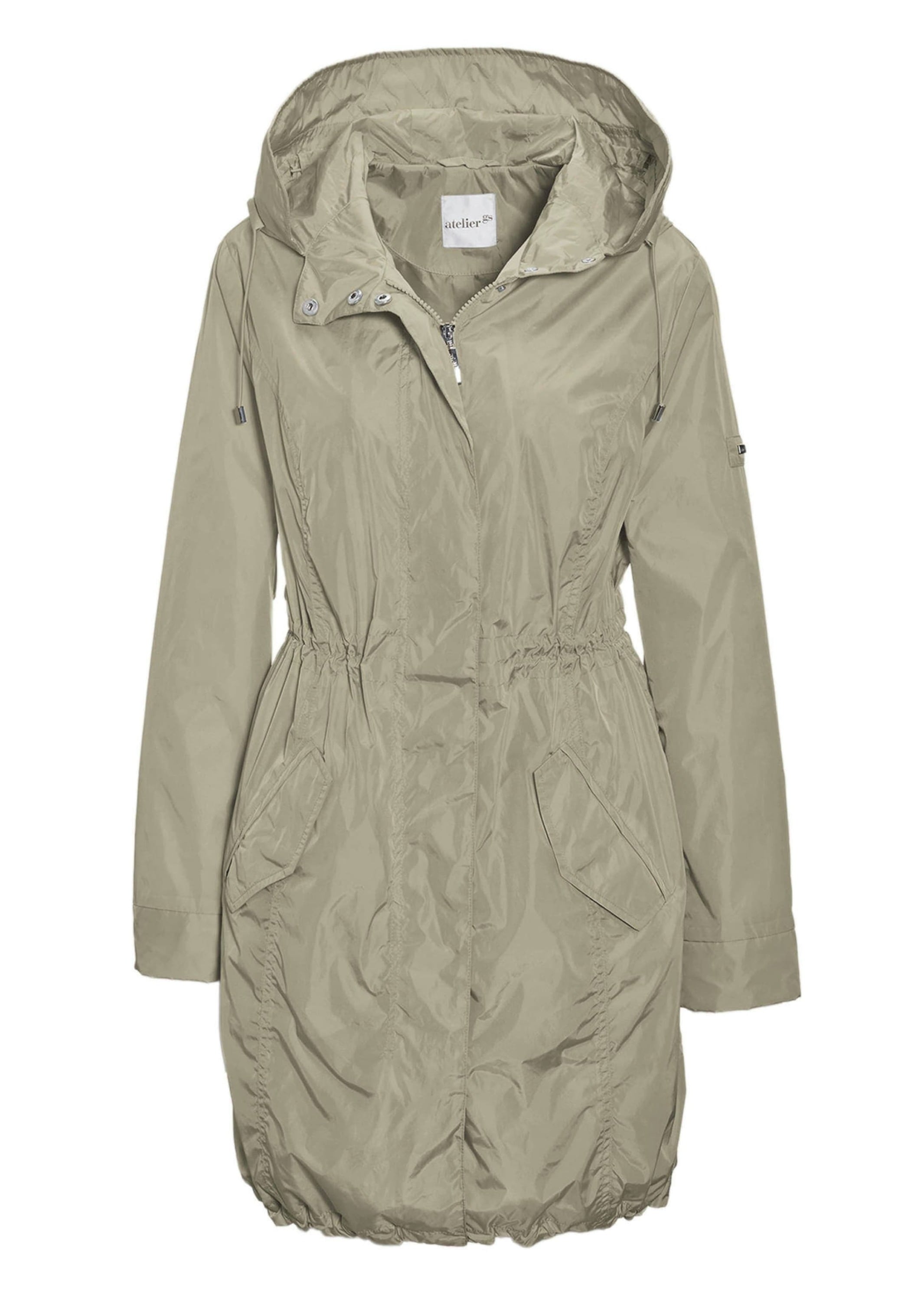 GOLDNER Kurzjacke "Kurzgröße Trendiger leichter Regen Parka aus funktionalem Material" Ohne