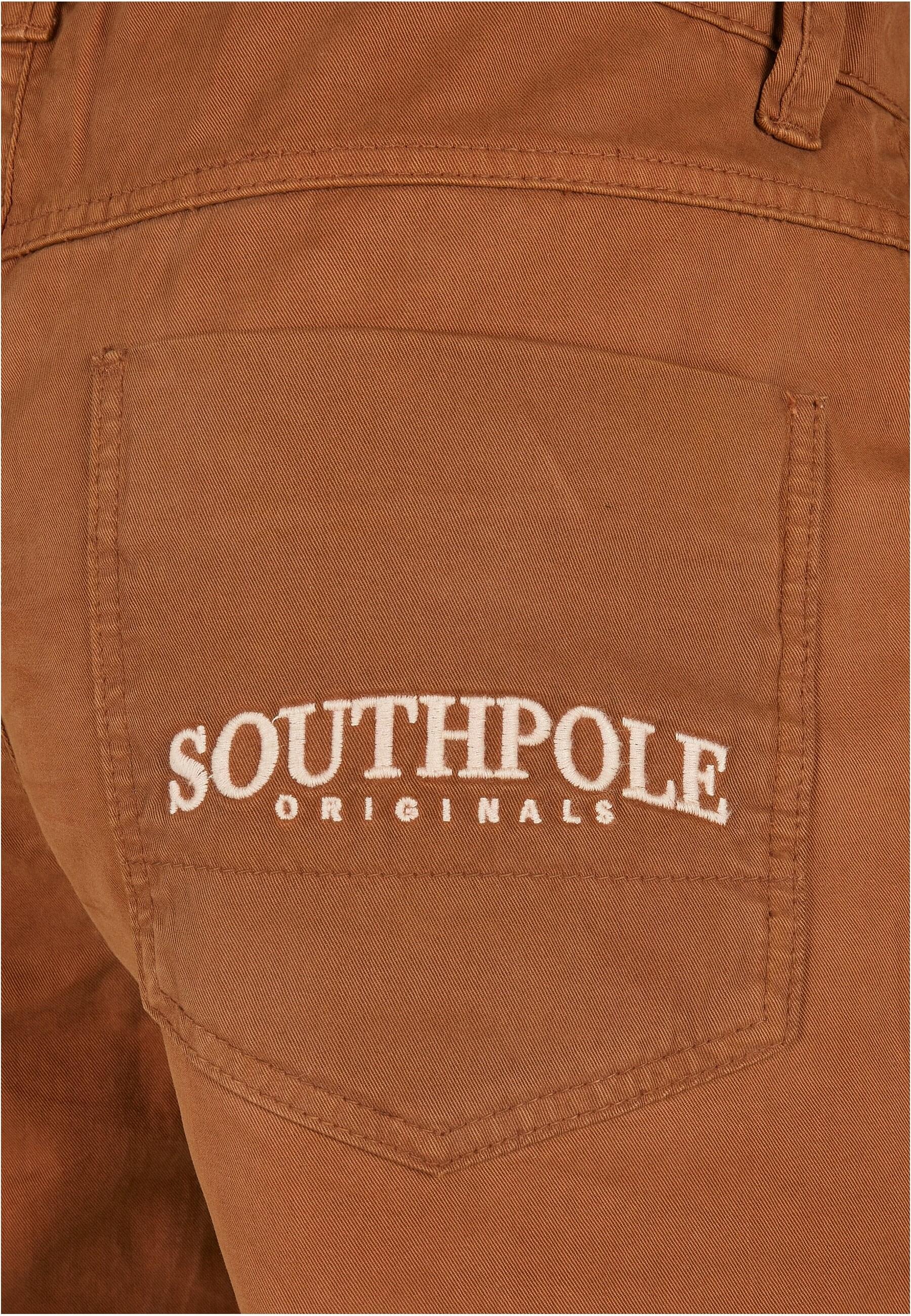 Southpole Stoffhose »Southpole Herren Southpole Script Twill Pants«, (1 tlg.)