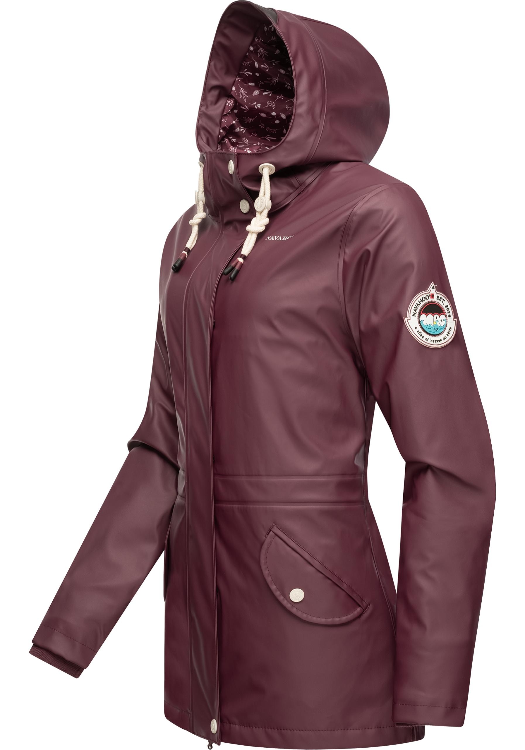Navahoo Regenjacke "Oceans Heart" mit Kapuze stylischer wasserdichter Regen günstig online kaufen