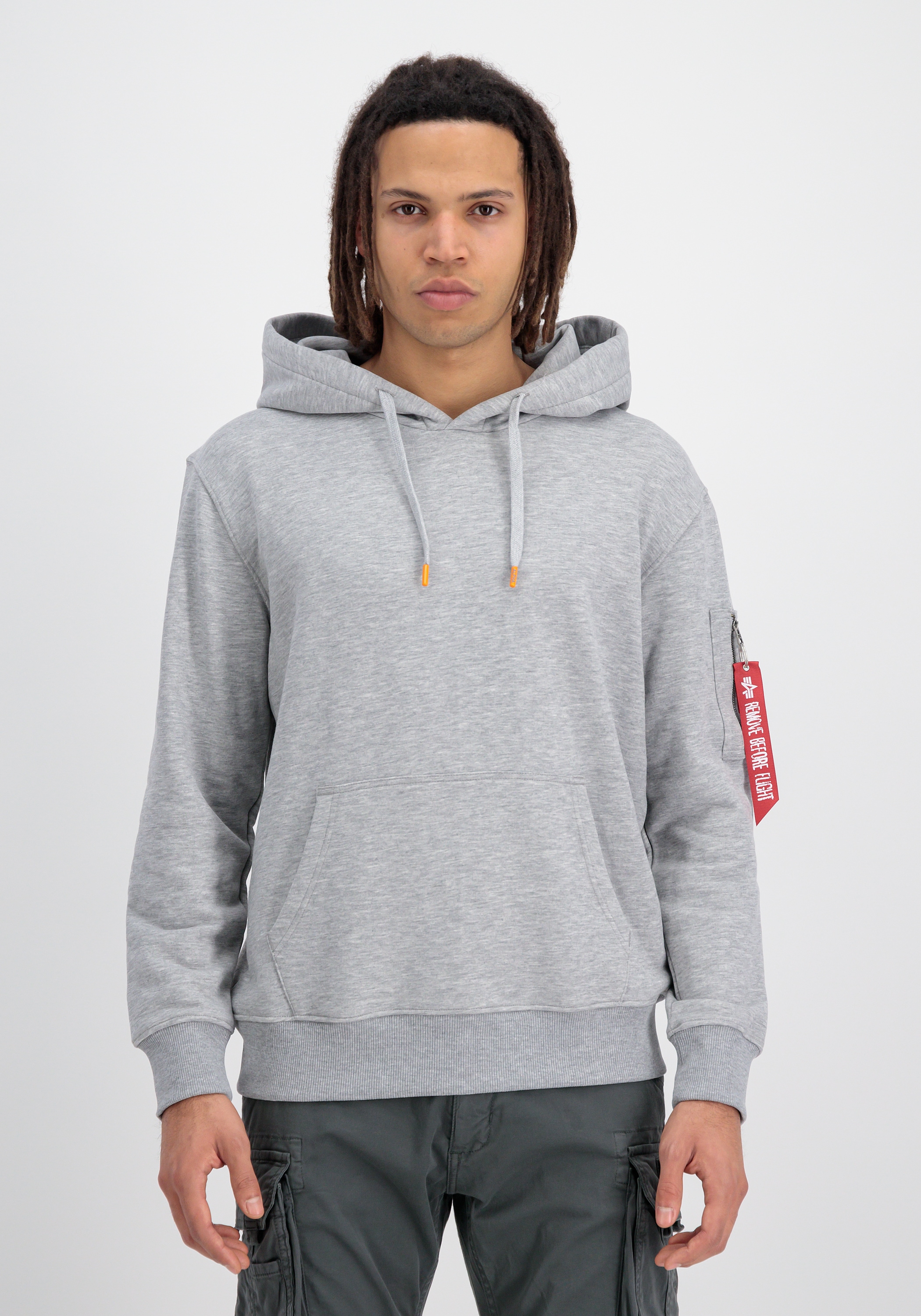 Alpha industries grey hoodie online