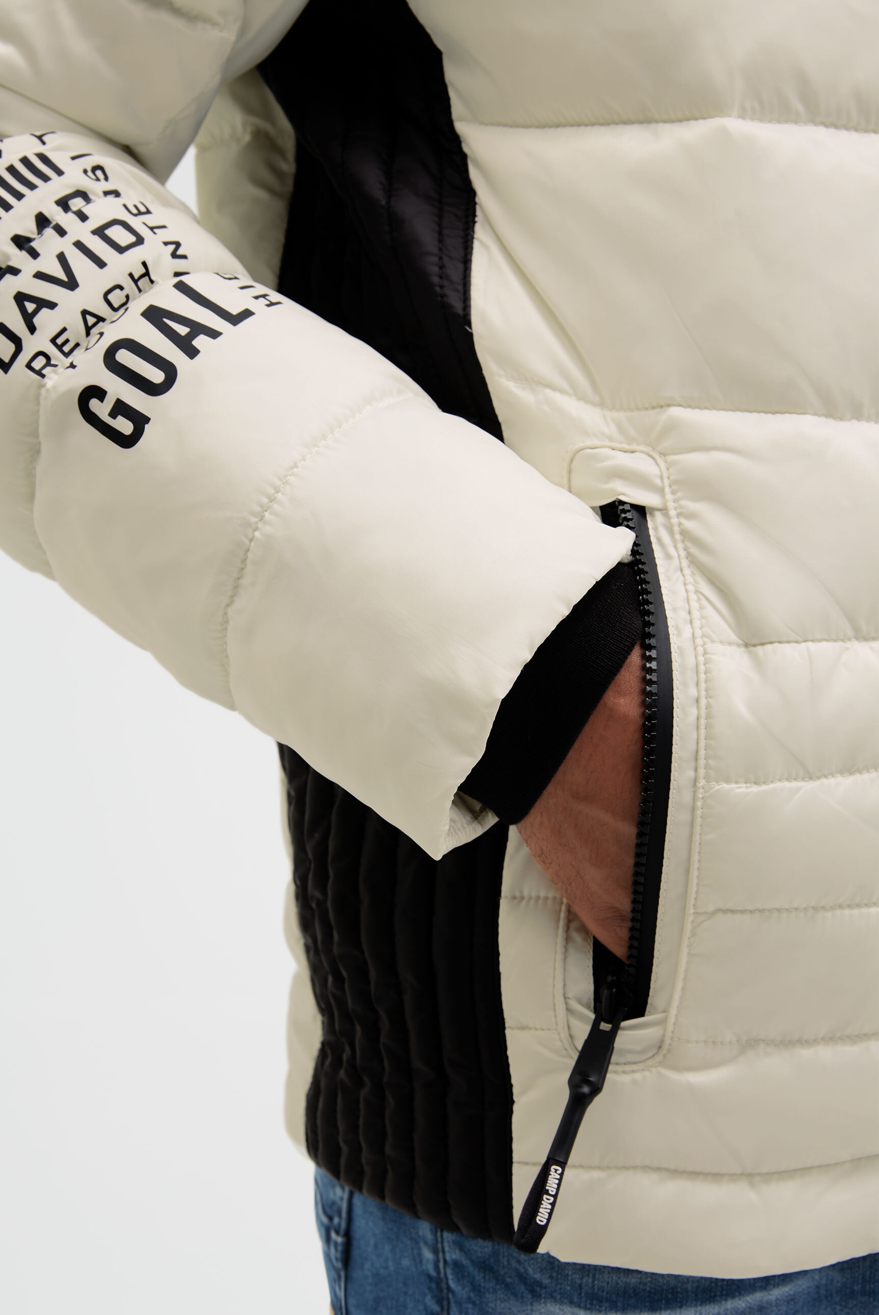CAMP DAVID Winterjacke, mit Kapuze, mit abtrennbarer Kapuze