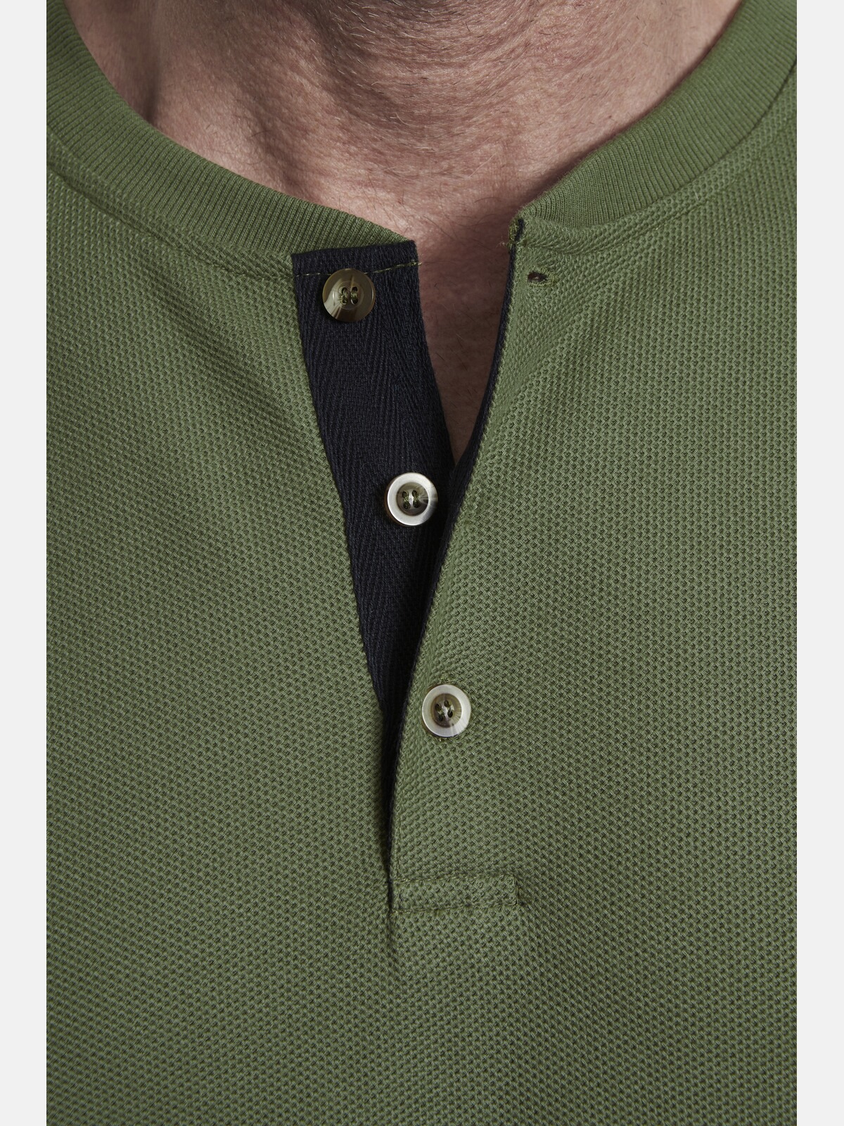 Jan Vanderstorm Langarm-Poloshirt »Langarmshirt IVOR«