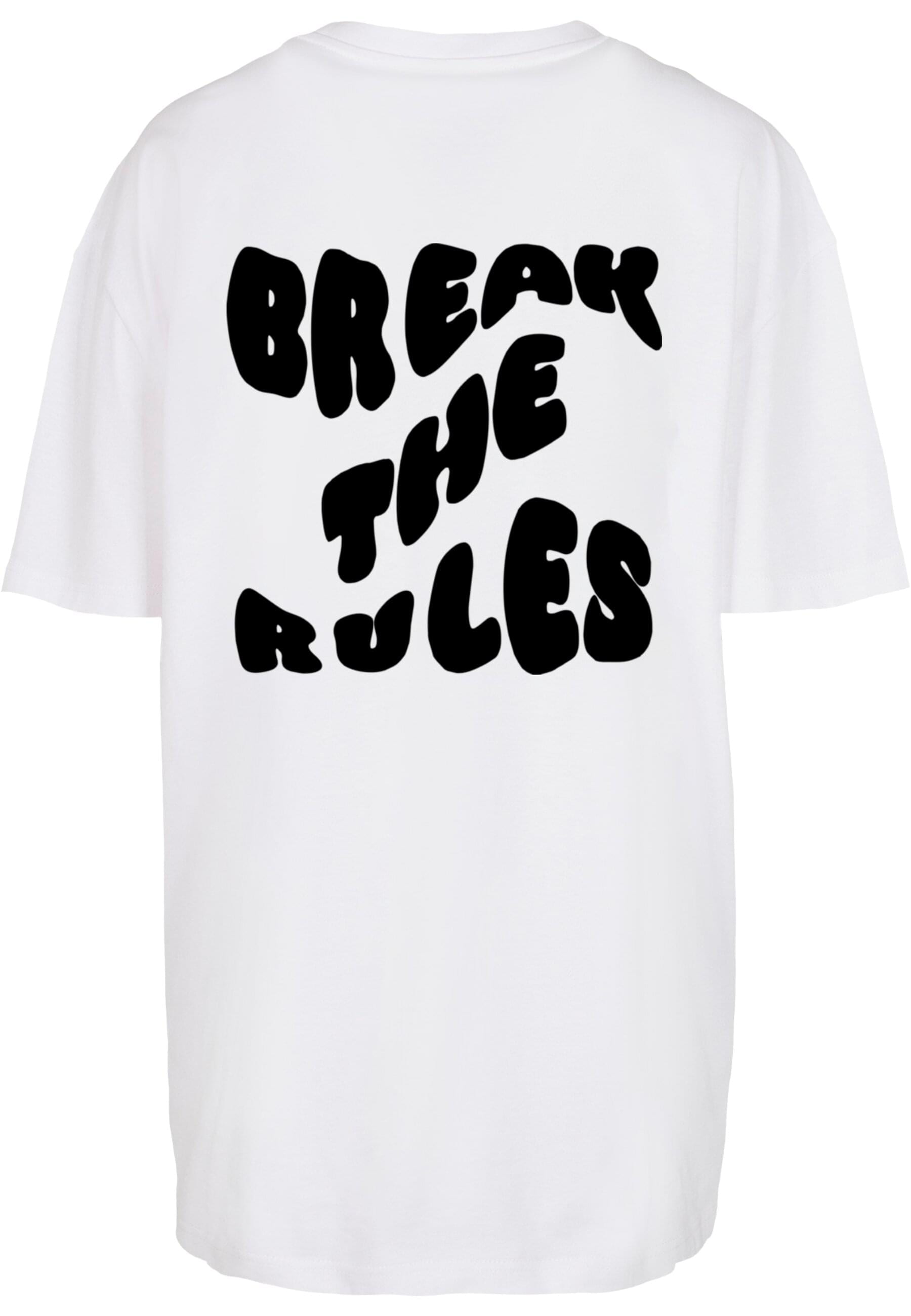 Merchcode T-Shirt "Merchcode Damen Ladies Break The Rules Oversized Boyfrie günstig online kaufen