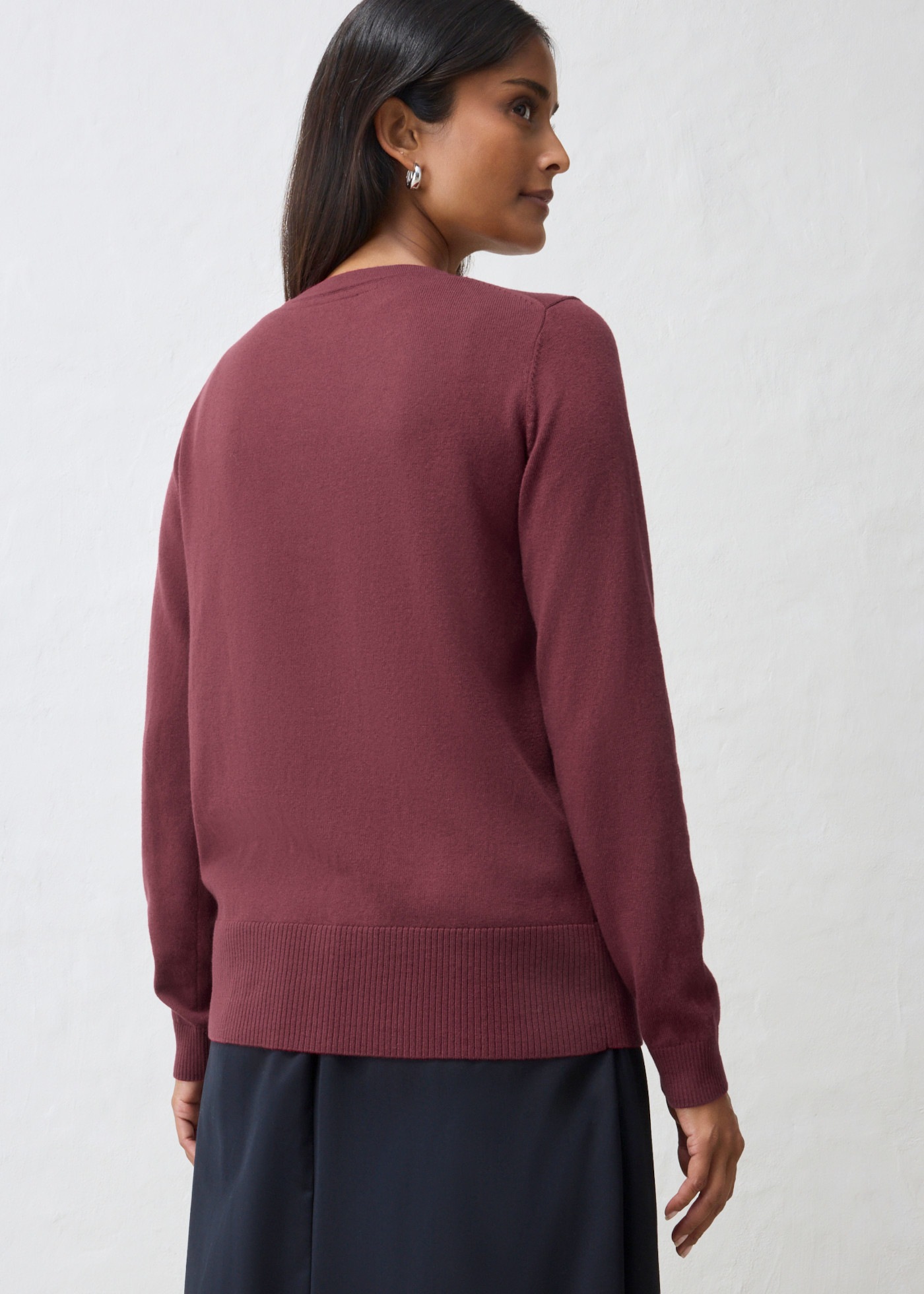 bonprix Strickjacke kuschelige Premium-Feinstrickjacke, Regular Fit, Langarm