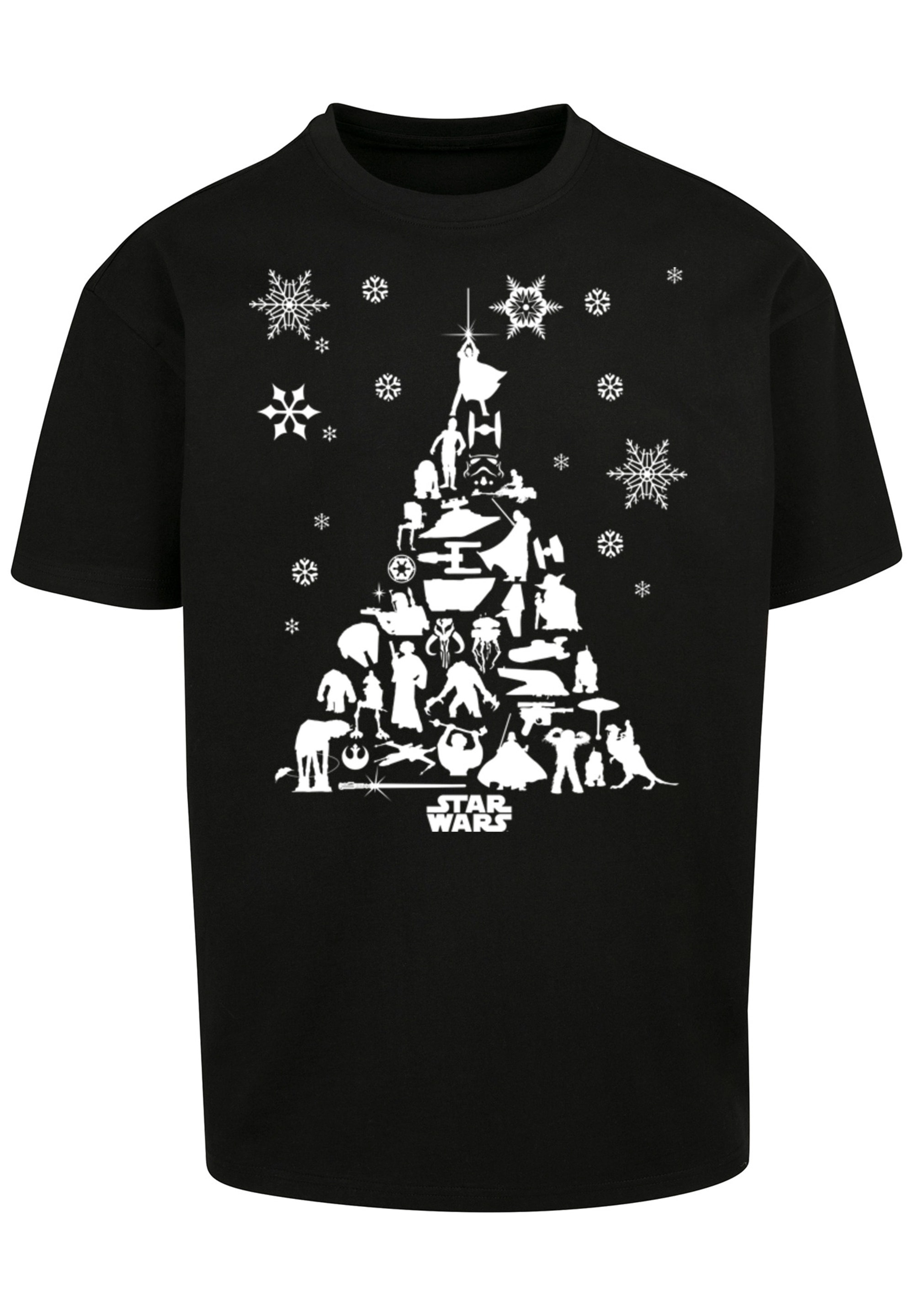 F4NT4STIC T-Shirt "Star Wars Christmas Weihnachtsbaum", Print günstig online kaufen