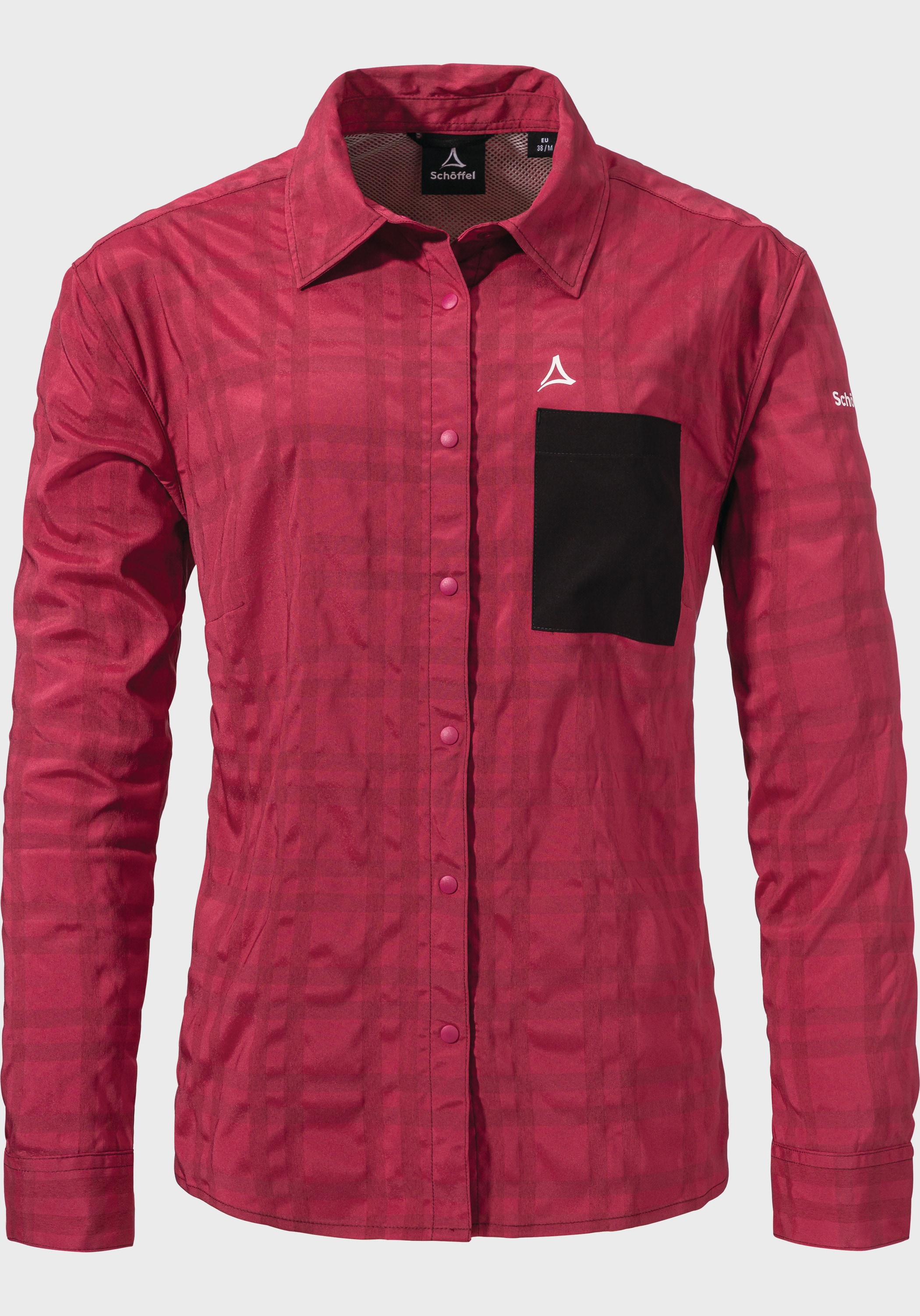 Schöffel Damen 3750 Rot Outdoorbluse "Bike Blouse Style Jalpuh Wms" erhältlich in Größe 36/38/40/42/44 von Baur