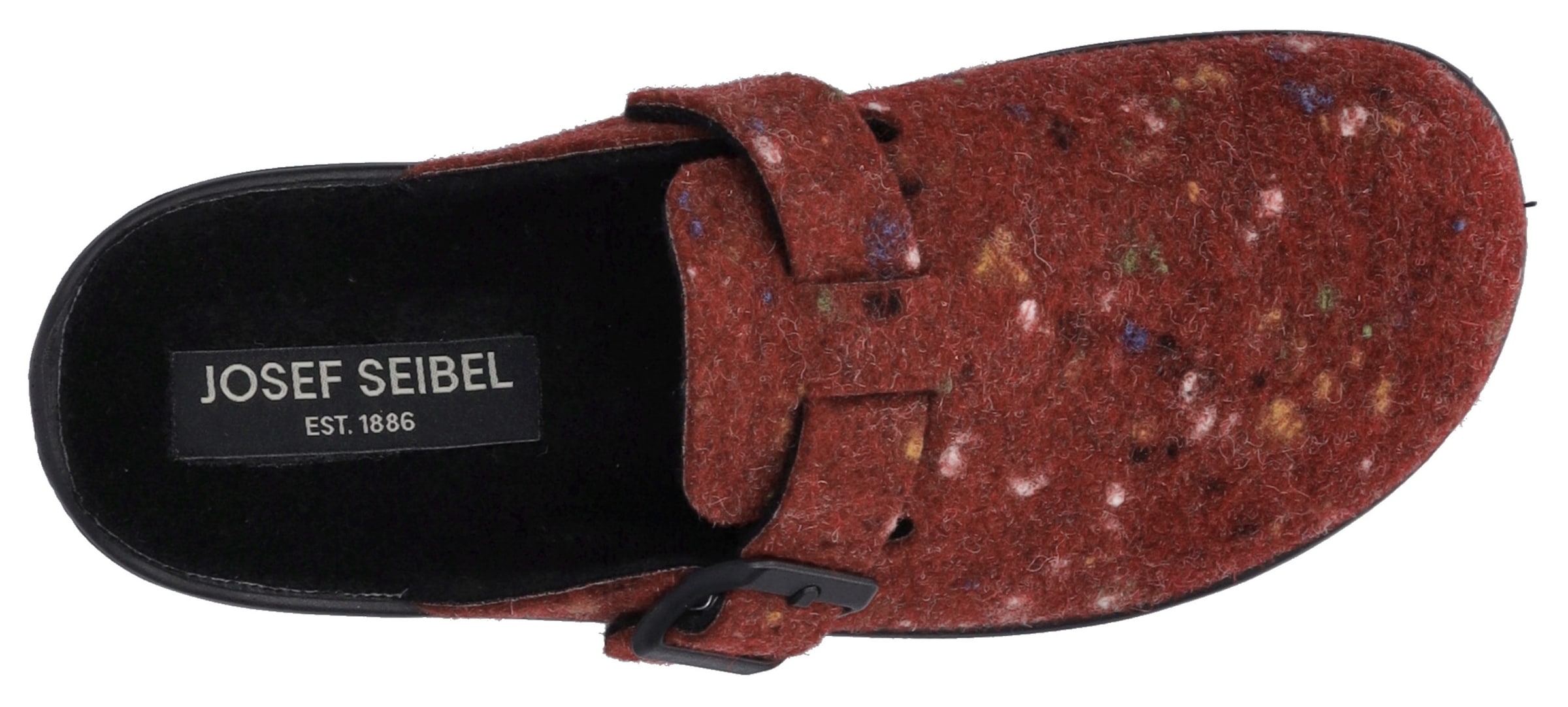 Josef Seibel Pantoffel »Metz 390«, Clog, Hausschuh mit flachem Absatz