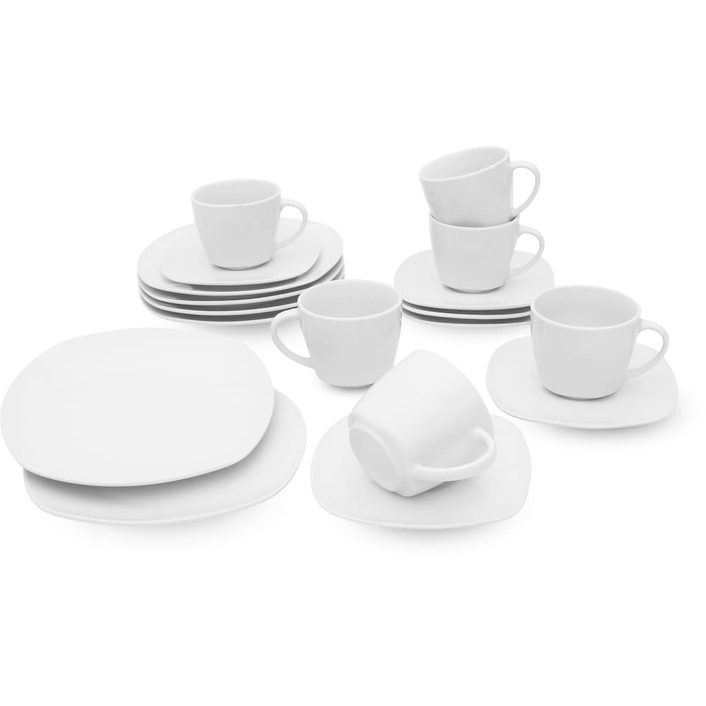 Retsch Arzberg Kaffeeservice »Geschirr-Set, Service Fino«, (Set, 18 tlg.)