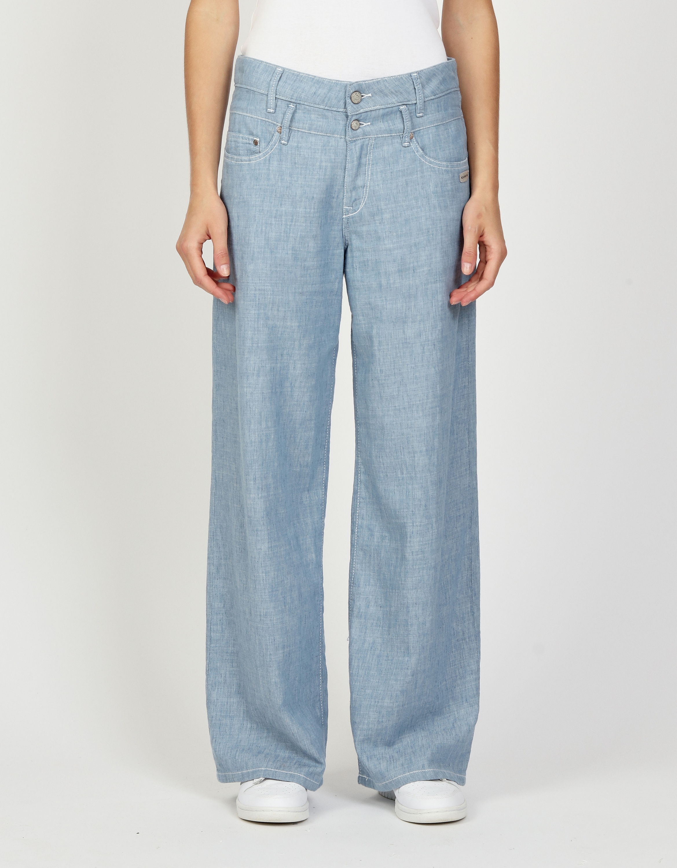 GANG Stoffhose "GANG Hosen Wide Fit 94CARA" günstig online kaufen