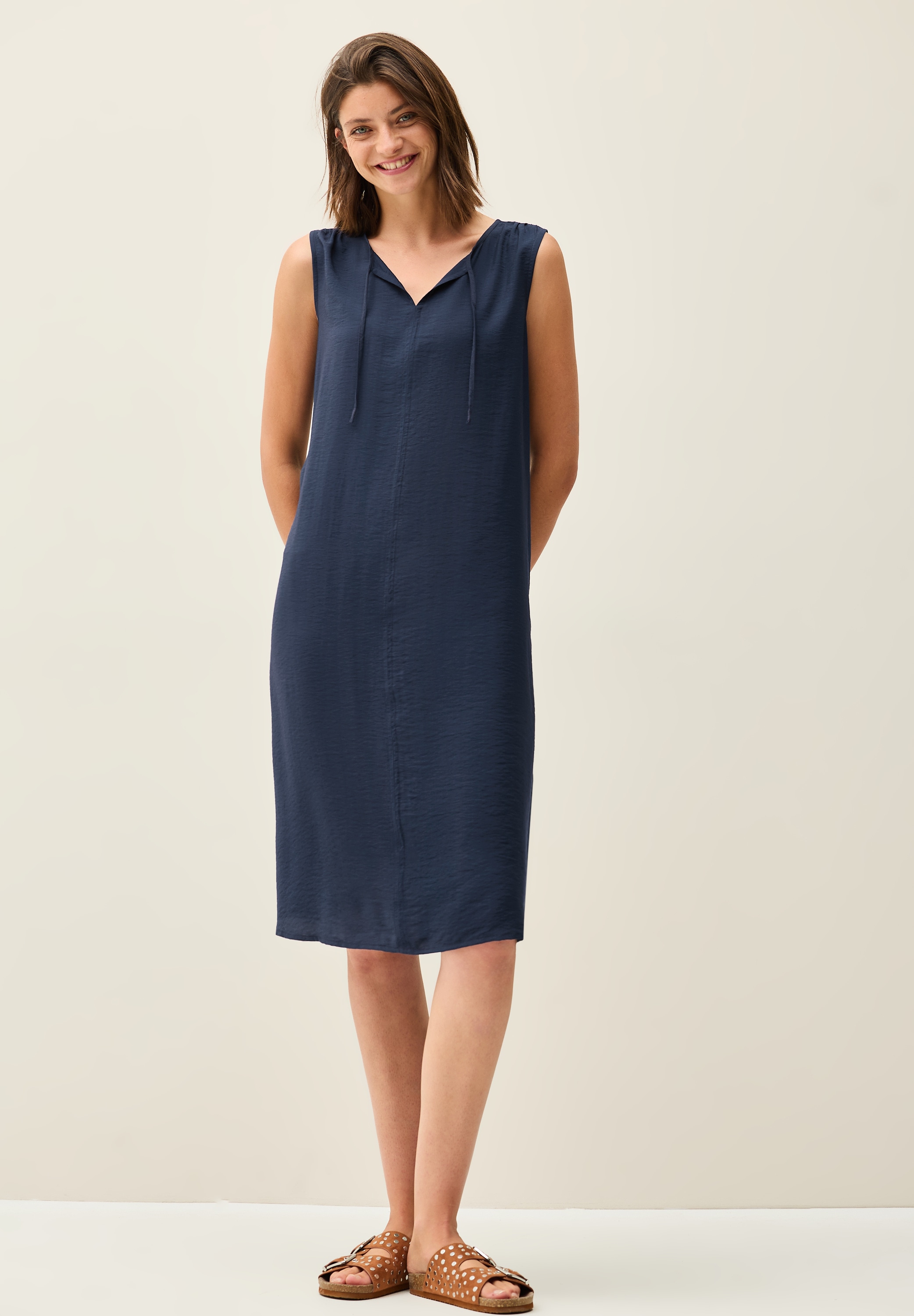 Cecil Tunikakleid, Sommerkleid mit Bändern am Ausschnitt günstig online kaufen