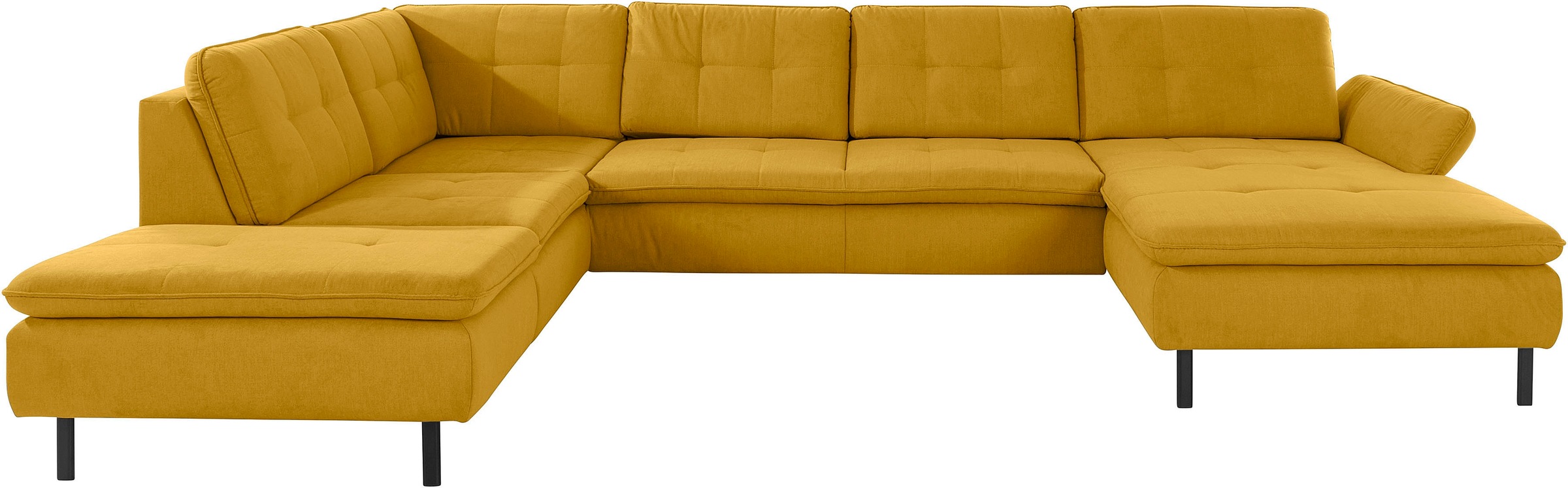 Home affaire Wohnlandschaft "Birkholm U-Form" Armlehnverstellung, auch in E günstig online kaufen