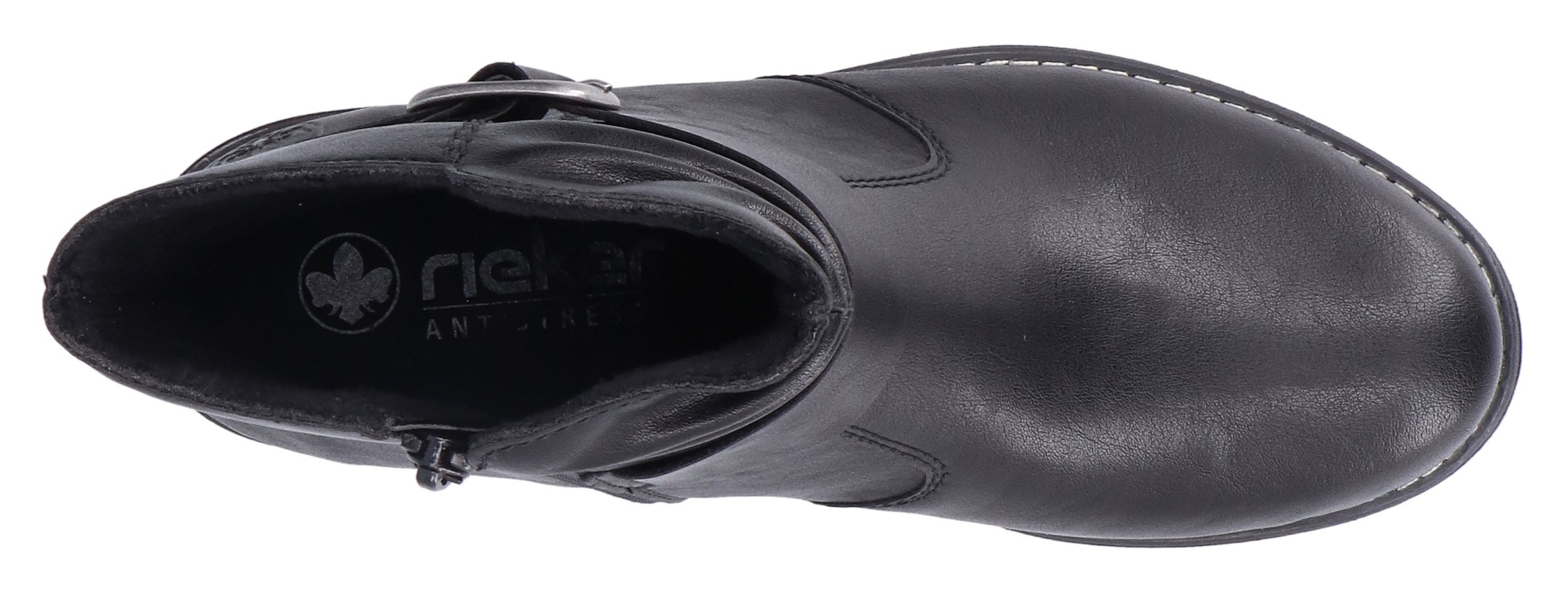 Rieker Stiefelette, Boots, Blockabsatz, mit Innenreißverschluss