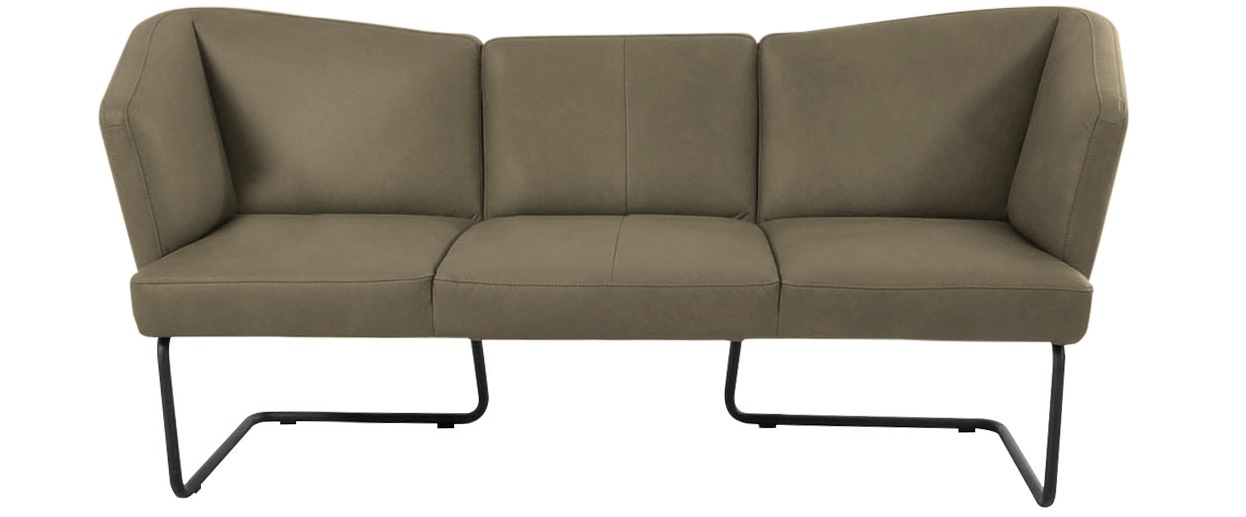 K+W Komfort & Wohnen Polsterbank »Mikkado Tube«, in abgerundeter Form, Rundrohrkufe lang, in 2 Breiten 192 oder 242 cm