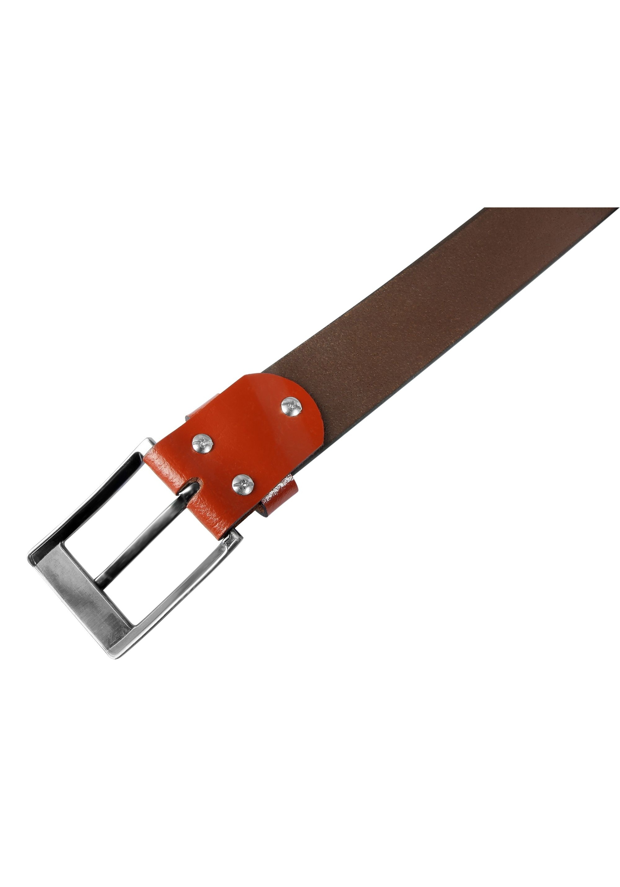 Leonardo Verrelli Ledergürtel »90 cm - 130 cm (Bundweite) in Cognac aus 100% Echtleder, kürzbar«