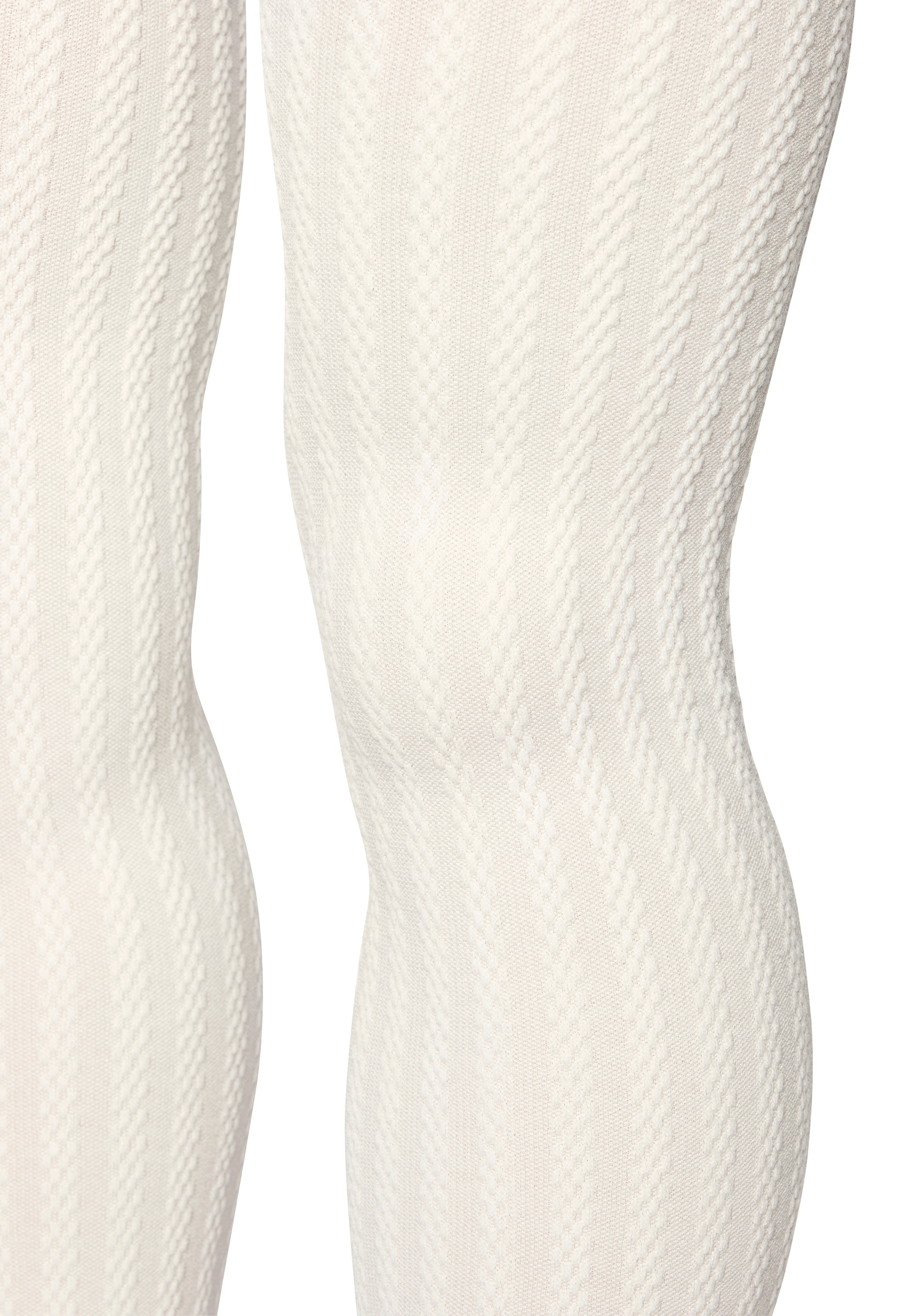 H.I.S Feinstrumpfhose 20 Packung, 2 Stk. tlg. mit geripptem Muster