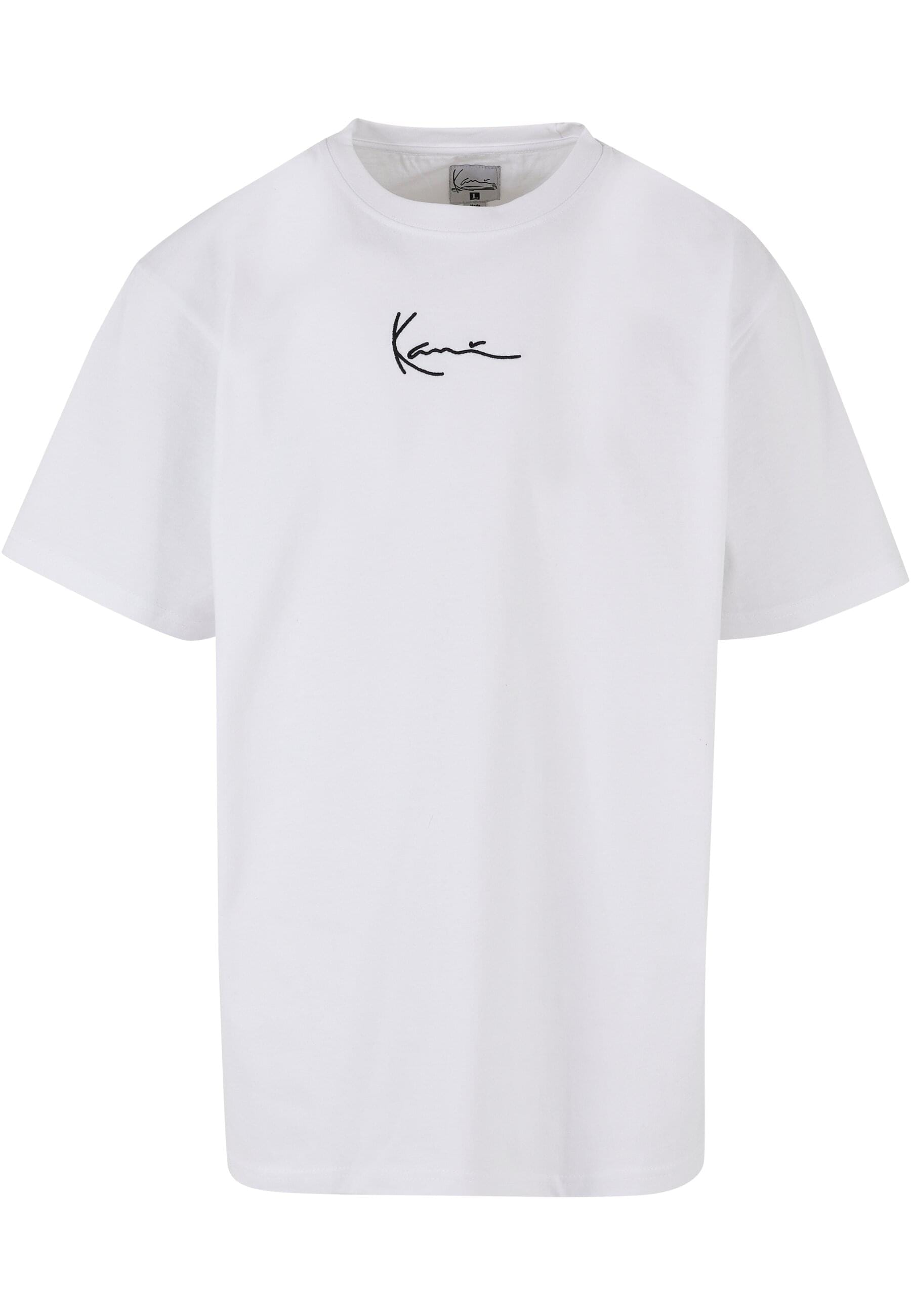 Kurzarmshirt »Karl Kani Herren Small Signature Black Logo Tee white«