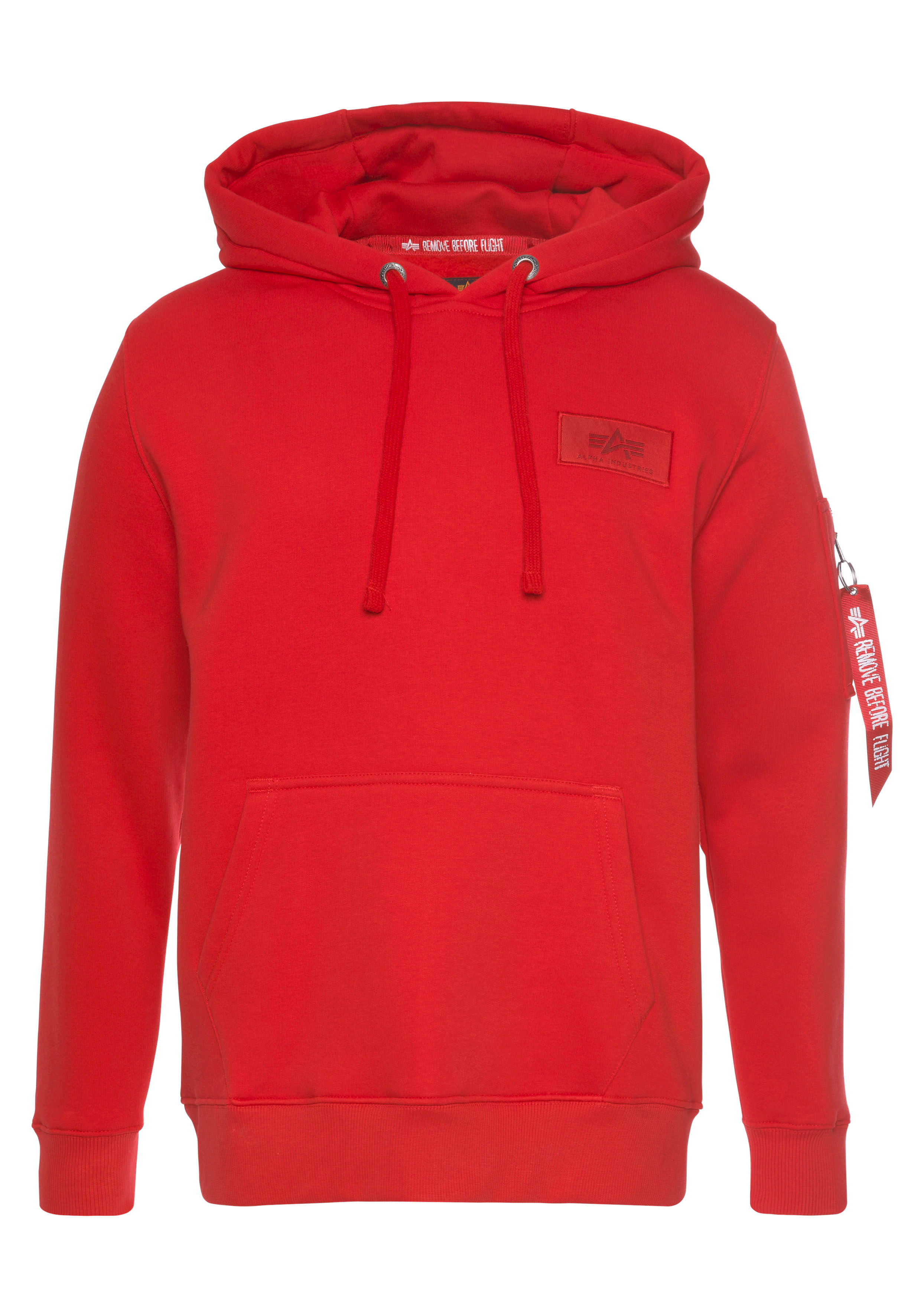 Thumbnail - Alpha Industries Kapuzensweatshirt "BACK PRINT HOODY", Baumwollmischung, regular fit