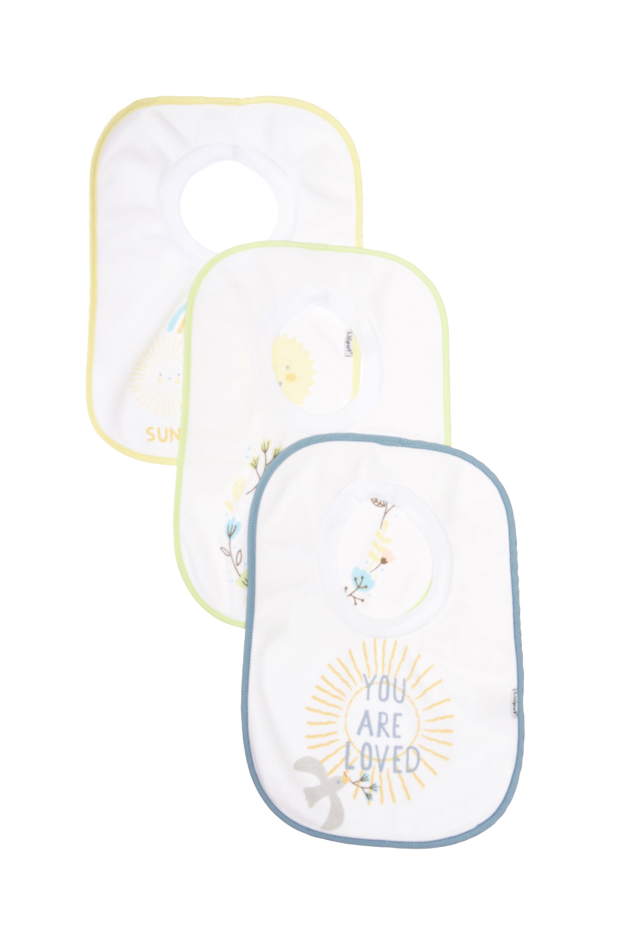 LILIPUT Baby Lätzchen, weiß, Baumwolle, Lätzchen, mit schönem Aufdruck