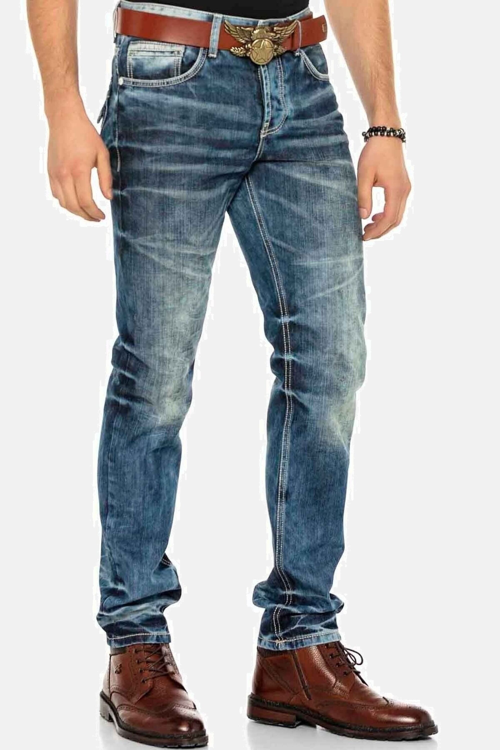 Cipo & Baxx 5-Pocket-Jeans »Jeans«, in Straight-Fit, CD-328