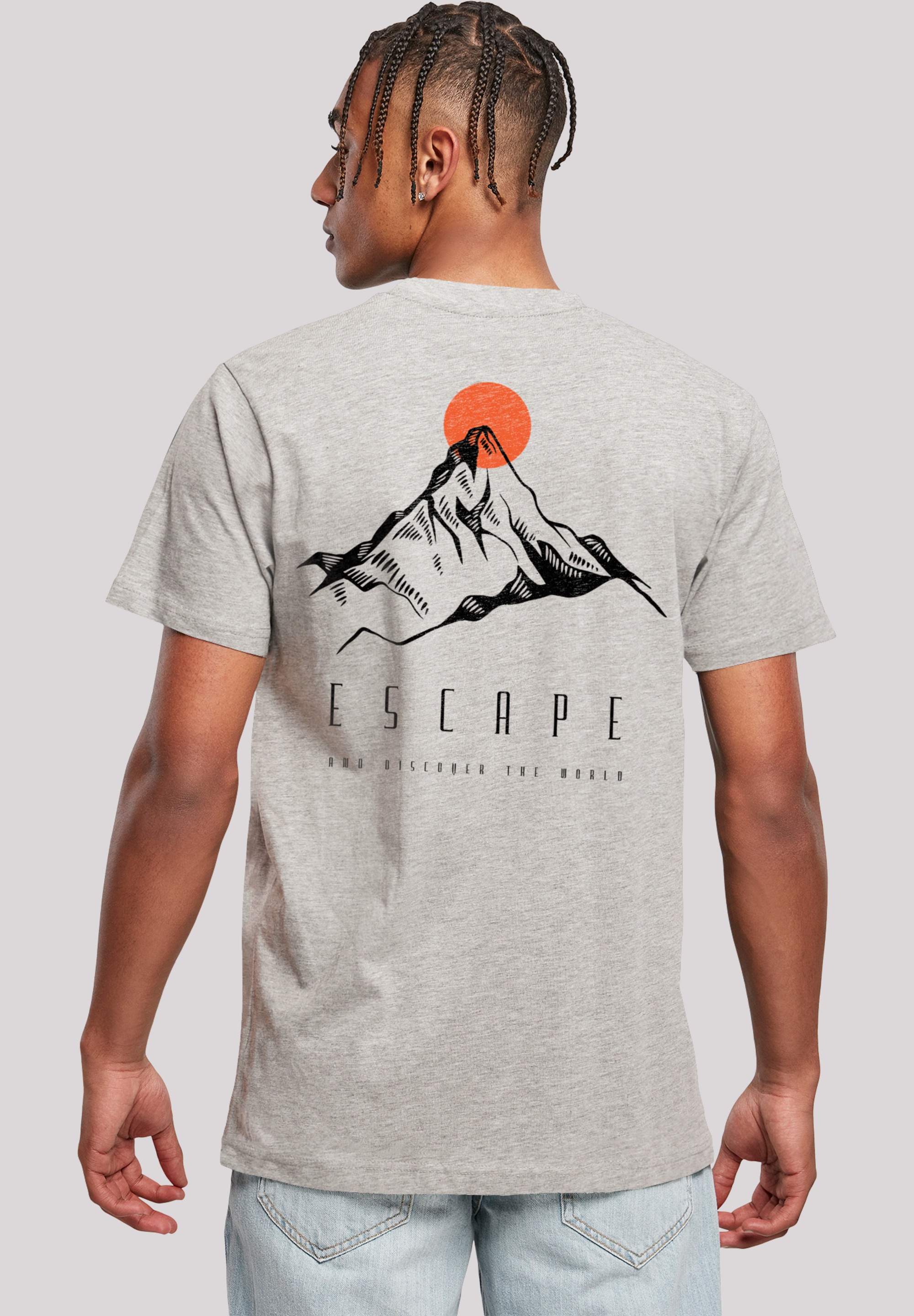 F4NT4STIC T-Shirt "Escape Discover the World Mountain" Premium Qualität, ES günstig online kaufen
