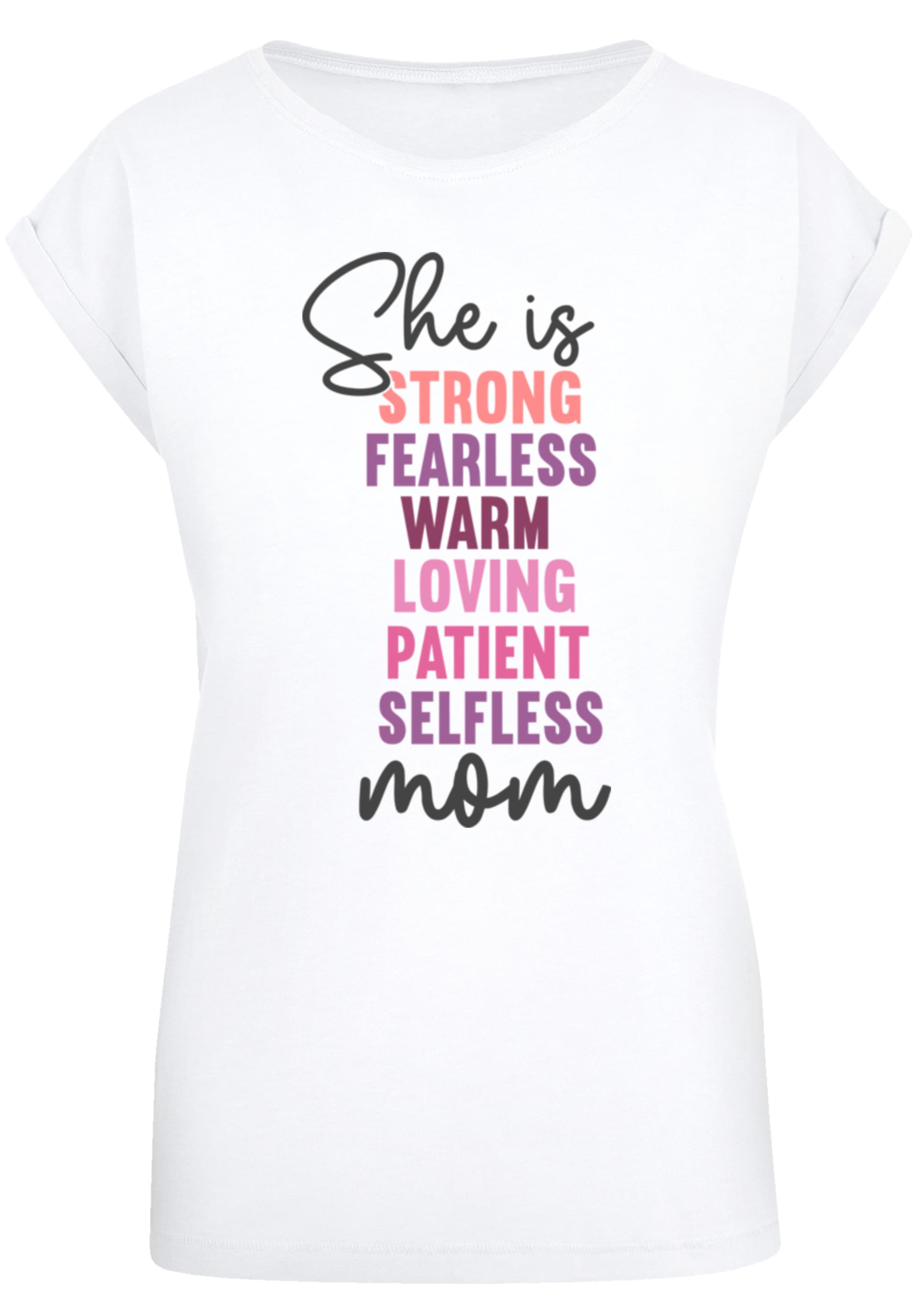 F4NT4STIC T-Shirt »Mothers Day Strong & Fearless Mom Inspirational Quote«, Premium Qualität