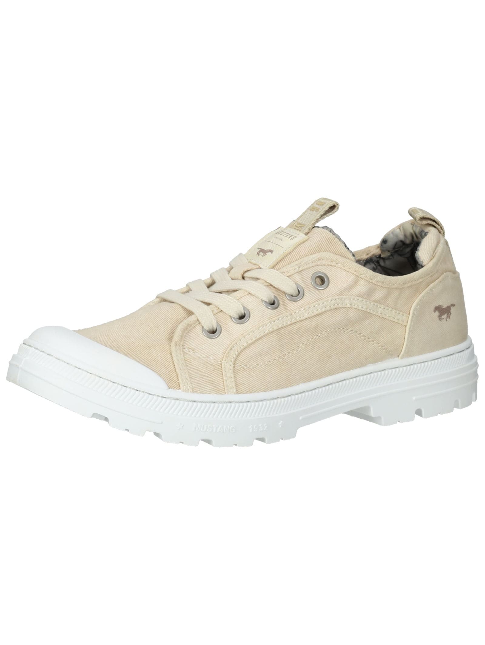 Mustang Shoes Schnürschuh "Mustang Shoes Halbschuhe Lederimitat/Textil" günstig online kaufen