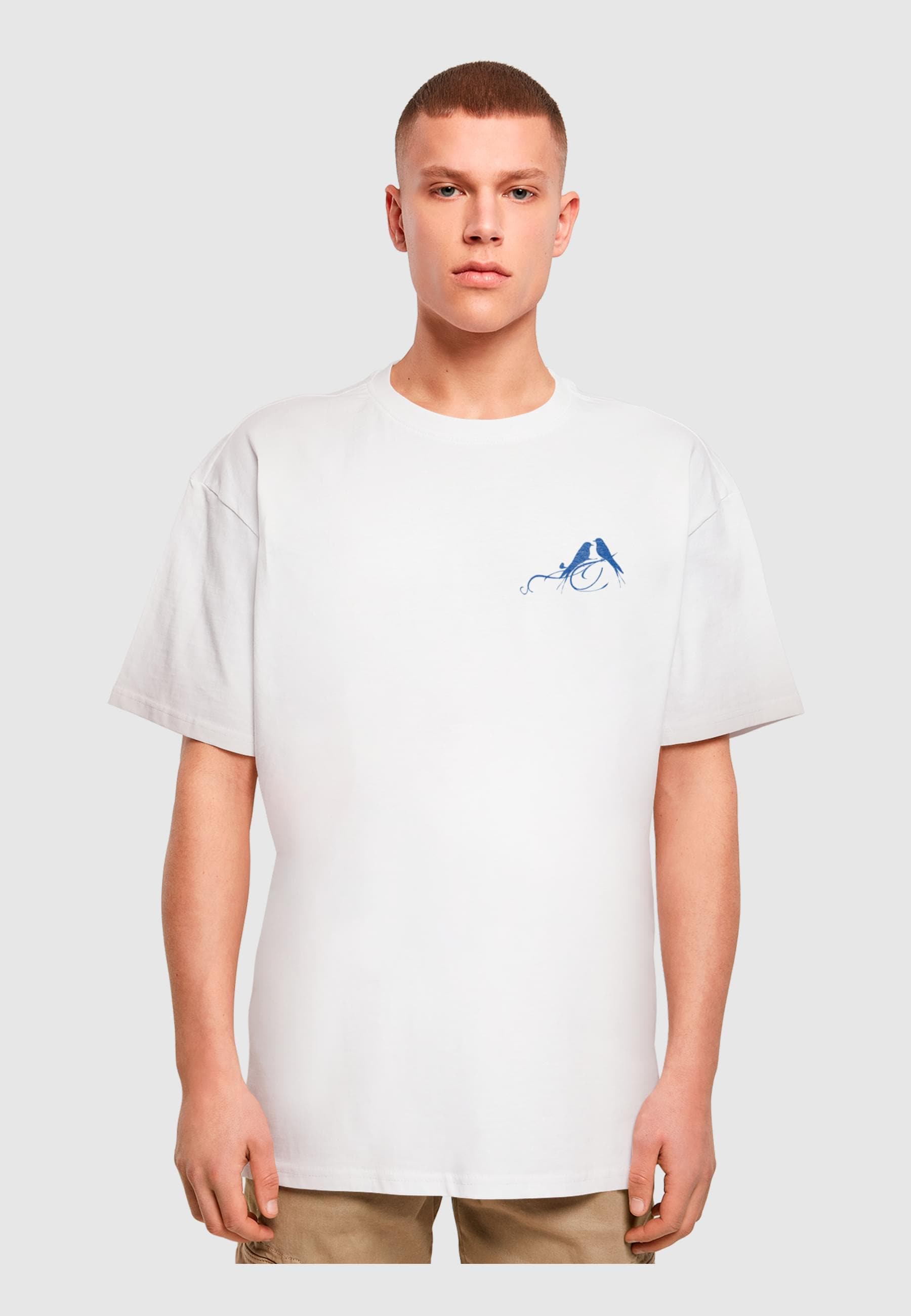 Merchcode T-Shirt »Merchcode Herren Love Birds Heavy Oversize Tee«, (1 tlg.)