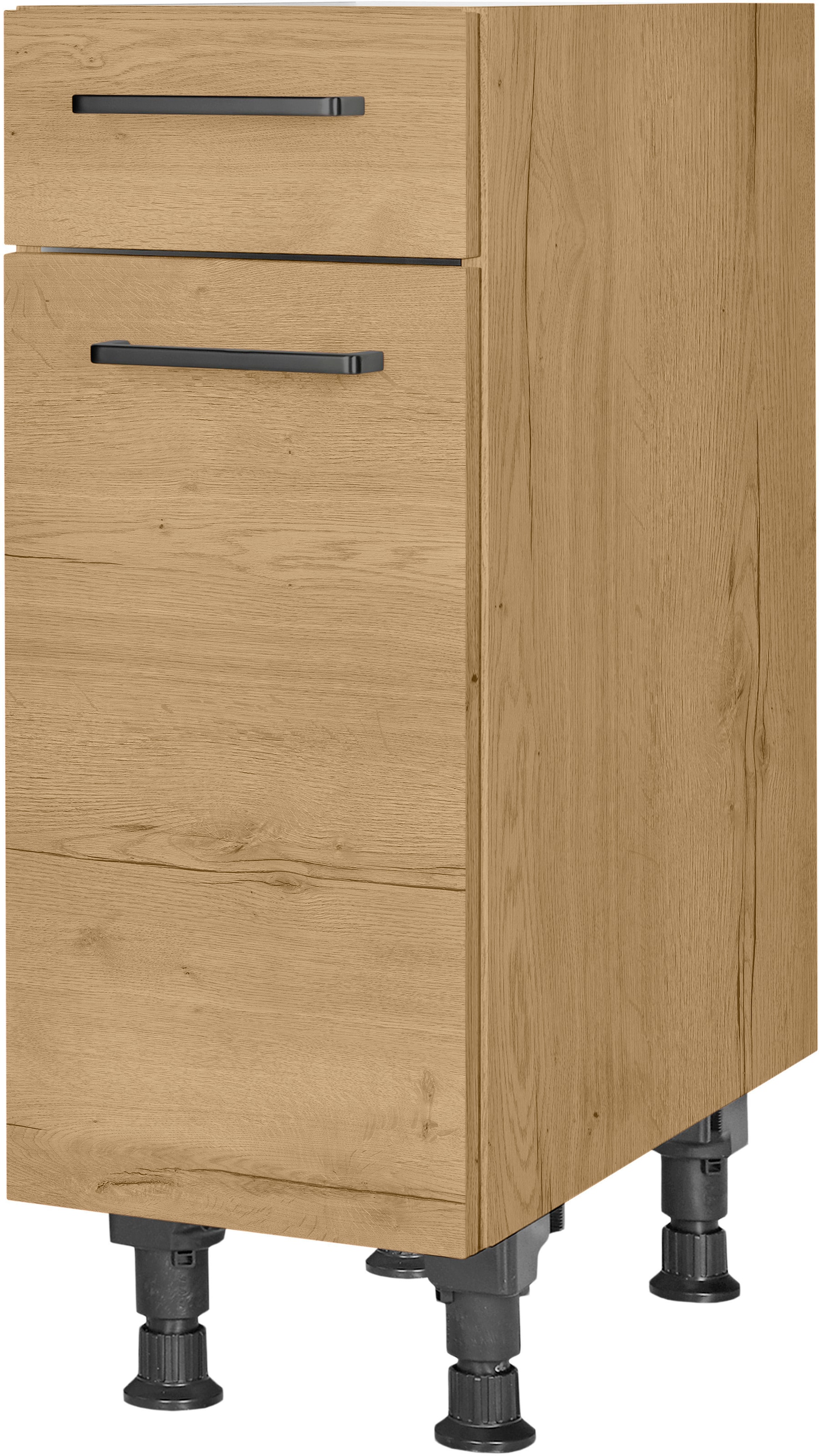 nobilia 1100000002199 ""Structura", Ausrichtung wählbar, vormont., in den Breiten 30, 45 und" 60 cm Breite, mit höhenverstellbaren Sockelfüßen, vormontiert