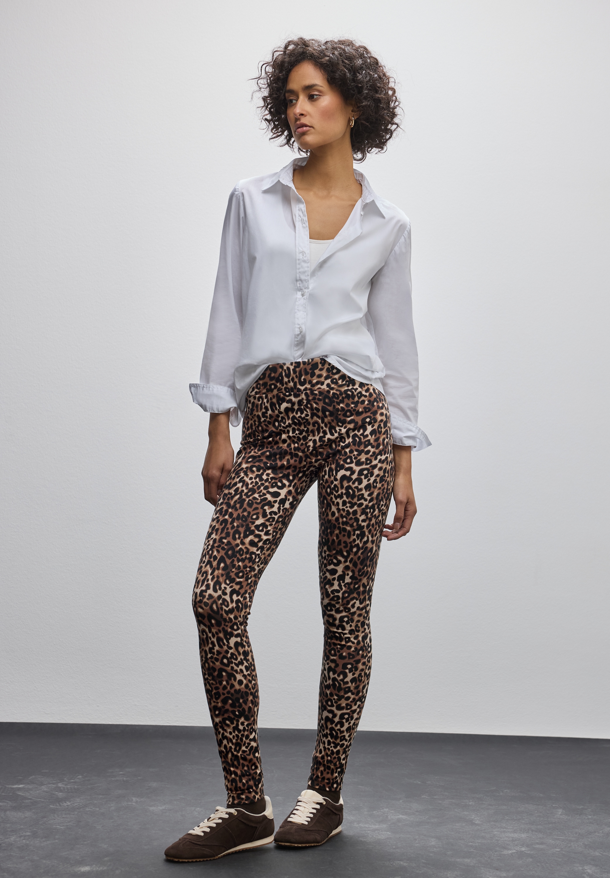 STREET ONE Leggings  aus Baumwolle mit Stretchanteil