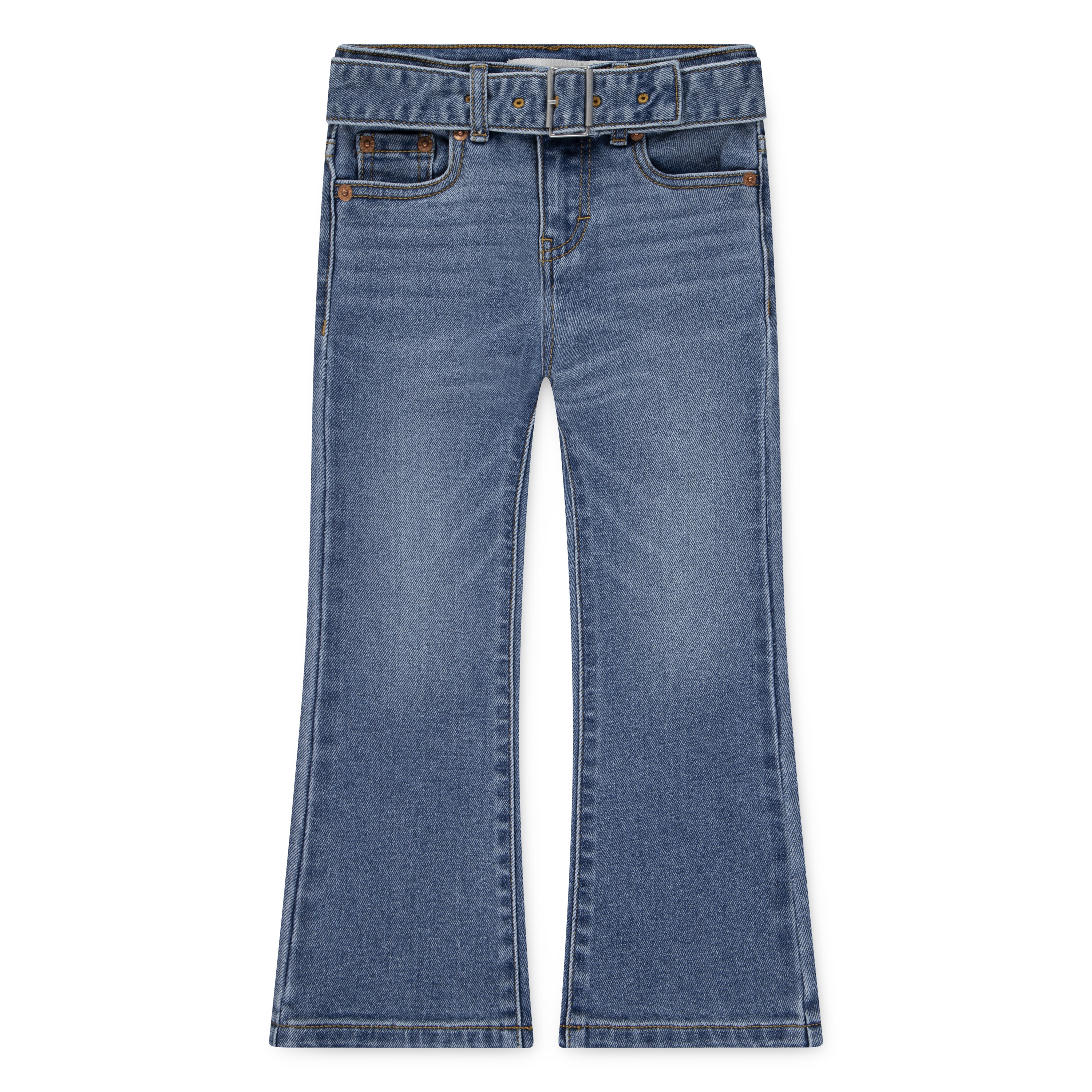 Levis Kids Bootcut-Jeans "LVG REGULAR RISE FLARE" mit integriertem Denim-Gürtel