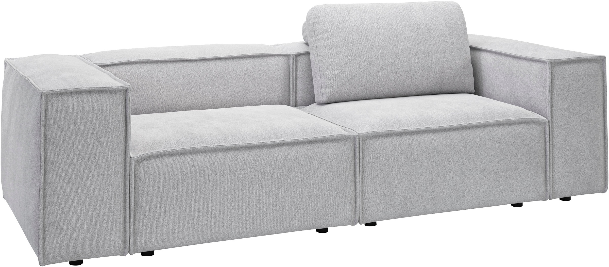 Places of Style 2-Sitzer »Watertown, modernes Sofa 246 cm breit, auch in Feincord«, stilvolles Sofa für 2 Personen mit extra breiter Sitzfläche