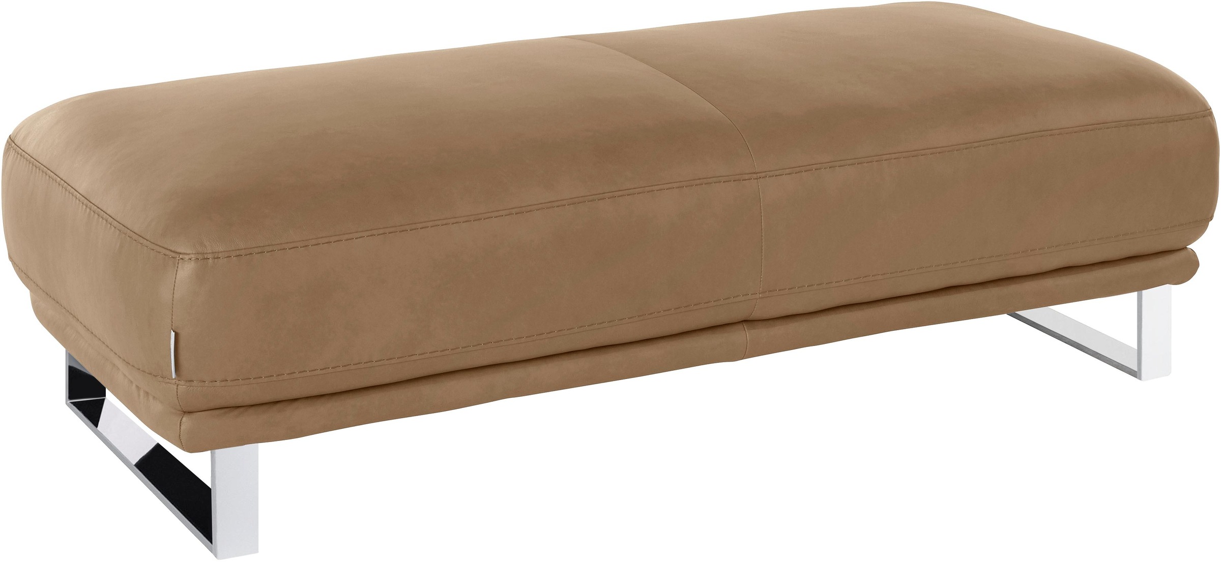 W.SCHILLIG Hocker »montanaa«, mit Metallkufen in Chrom glänzend, Breite 141 cm