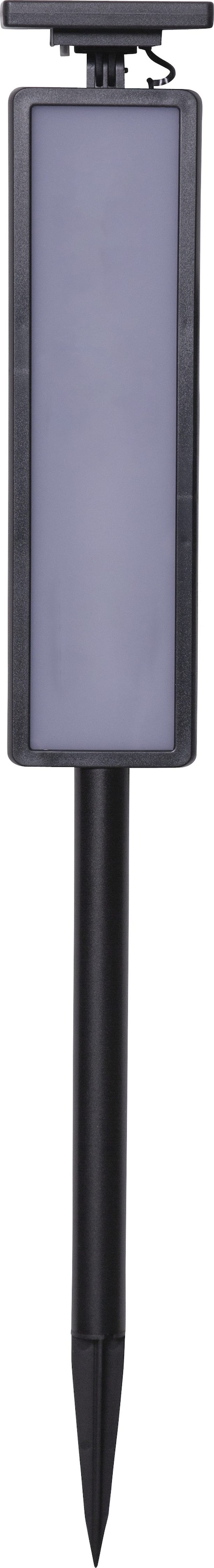 Parforce Traditional Hunting LED Solarleuchte »Solar-Wegleuchte Pathy« LED-Board 1 Stk. Warmweiß Hausnummernfunktion mit Sticker-Set, Dämmerungssensor