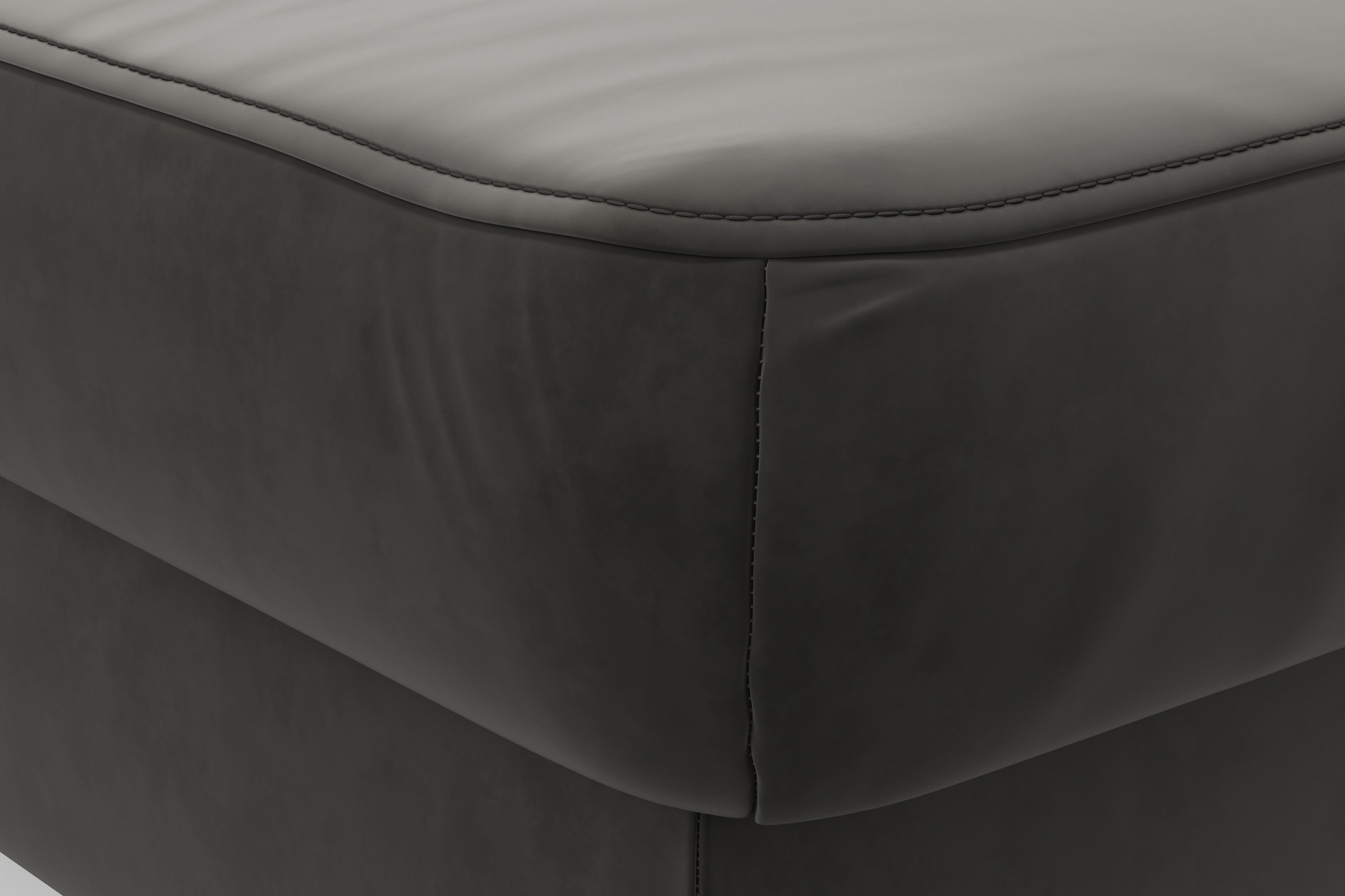 sit&more Hocker »Bendigo«, mit Klappfunktion, Bodenfreiheit 12 cm, wahlweise in 2 Fußfarben