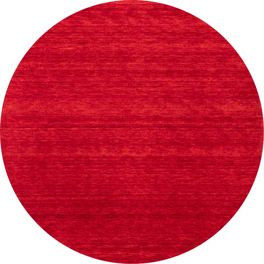 morgenland Wollteppich »Uni - Gabbeh Teppich - Softy«, rund, 1,6 mm Höhe, Gabbeh Optik, Uni Farben, reine Wolle, sehr weicher Flor, Wohnzimmer