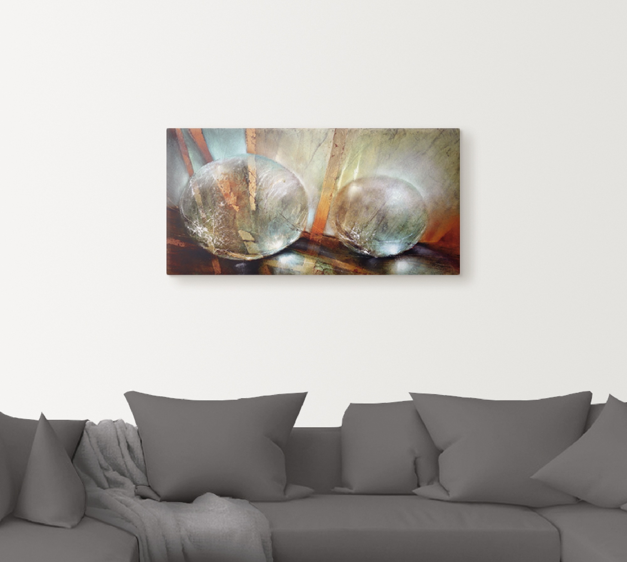 Artland Leinwandbild "Lichtfänger" Gegenstandslos 1 Stk. tlg. auf Holzrahme günstig online kaufen