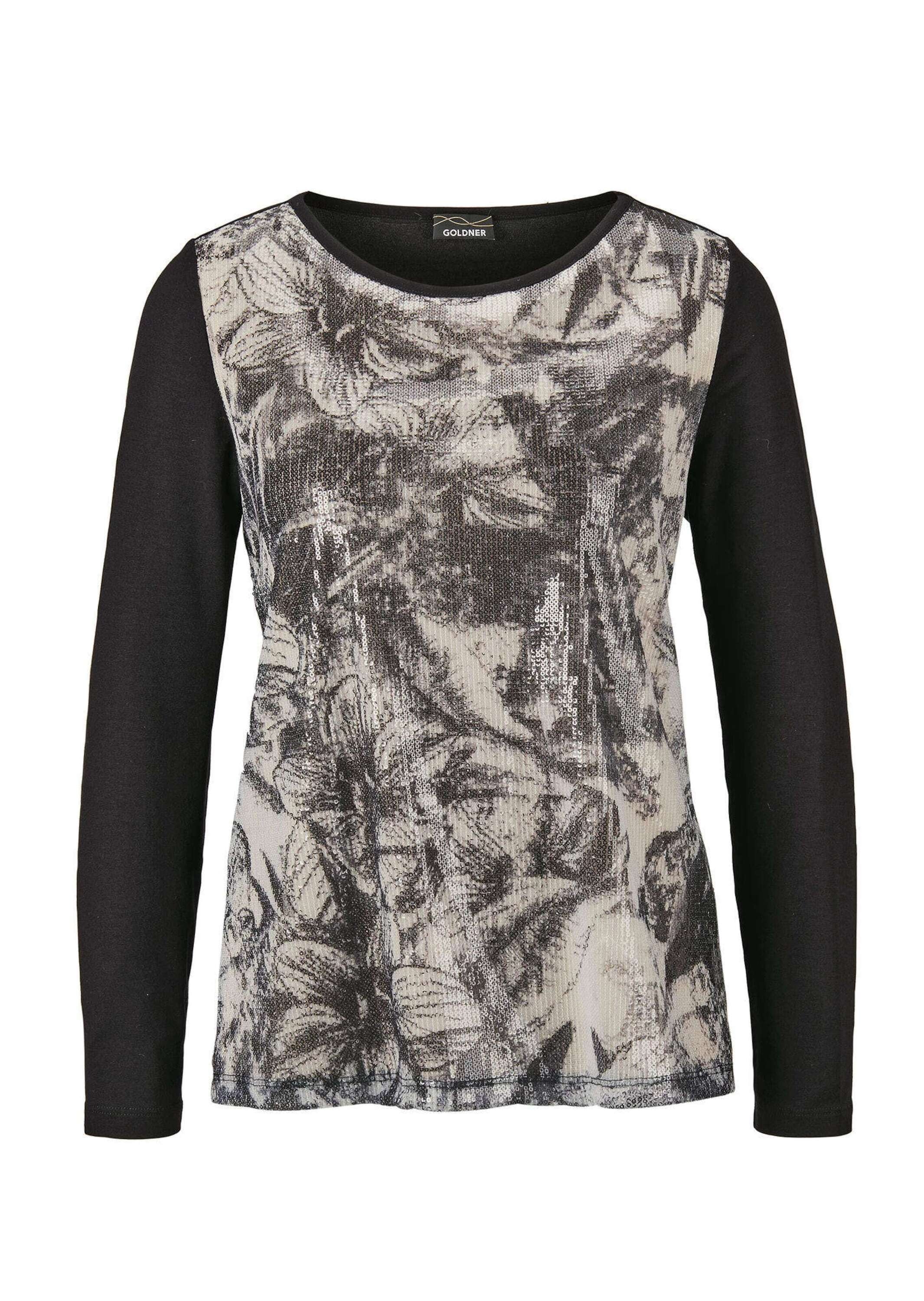 GOLDNER Kurzarmshirt "Shirt" Pailletten günstig online kaufen