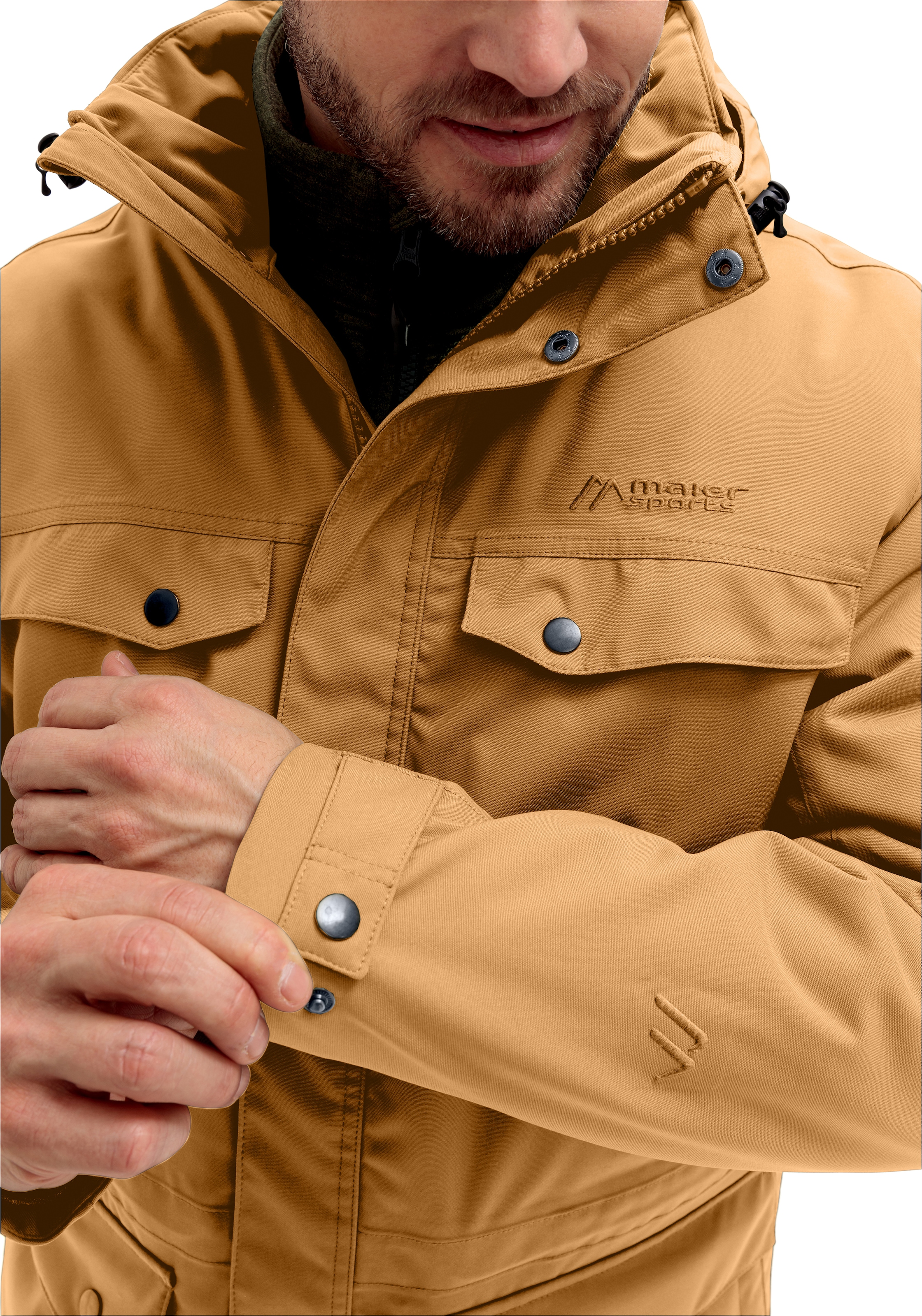 Maier Sports Funktionsjacke »Knuth«, Herren Outdoorjacke, wind/wasserdichte Jacke, mTHERM Isolation