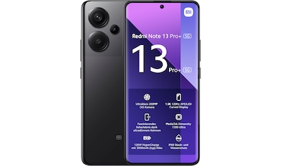 Smartphone »Redmi Note 13 Pro Plus 5G 512Gb«, Midnight Black, 16,94 cm/6,67 Zoll, 512...